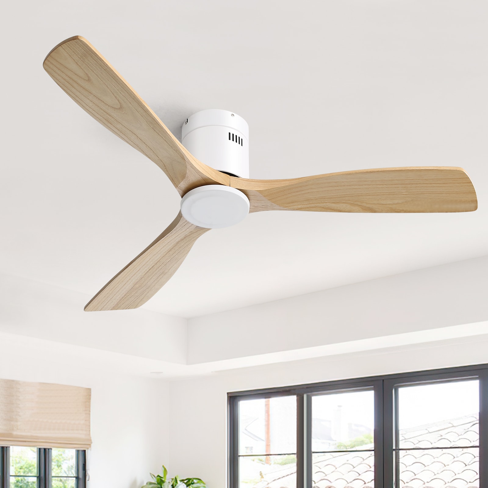 Sofucor LS-52143-WH-WD-YM-W Ceiling-Fans - View #7