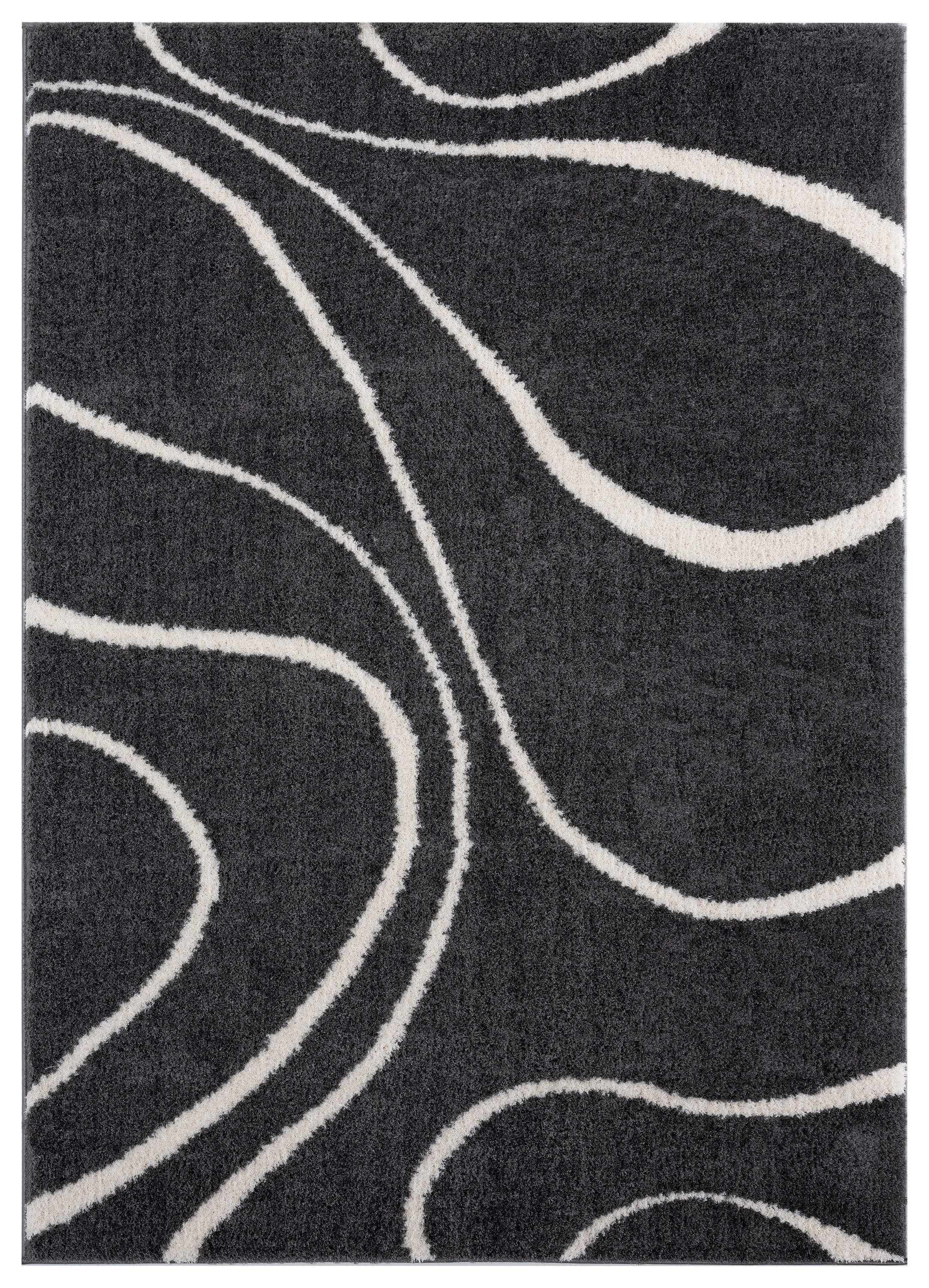 United Weavers Of America 1840 20699 24 Tranquility 2 x 3 (ft) Polyester White Rectangular Indoor Geometric Mid-Century Modern Area rug