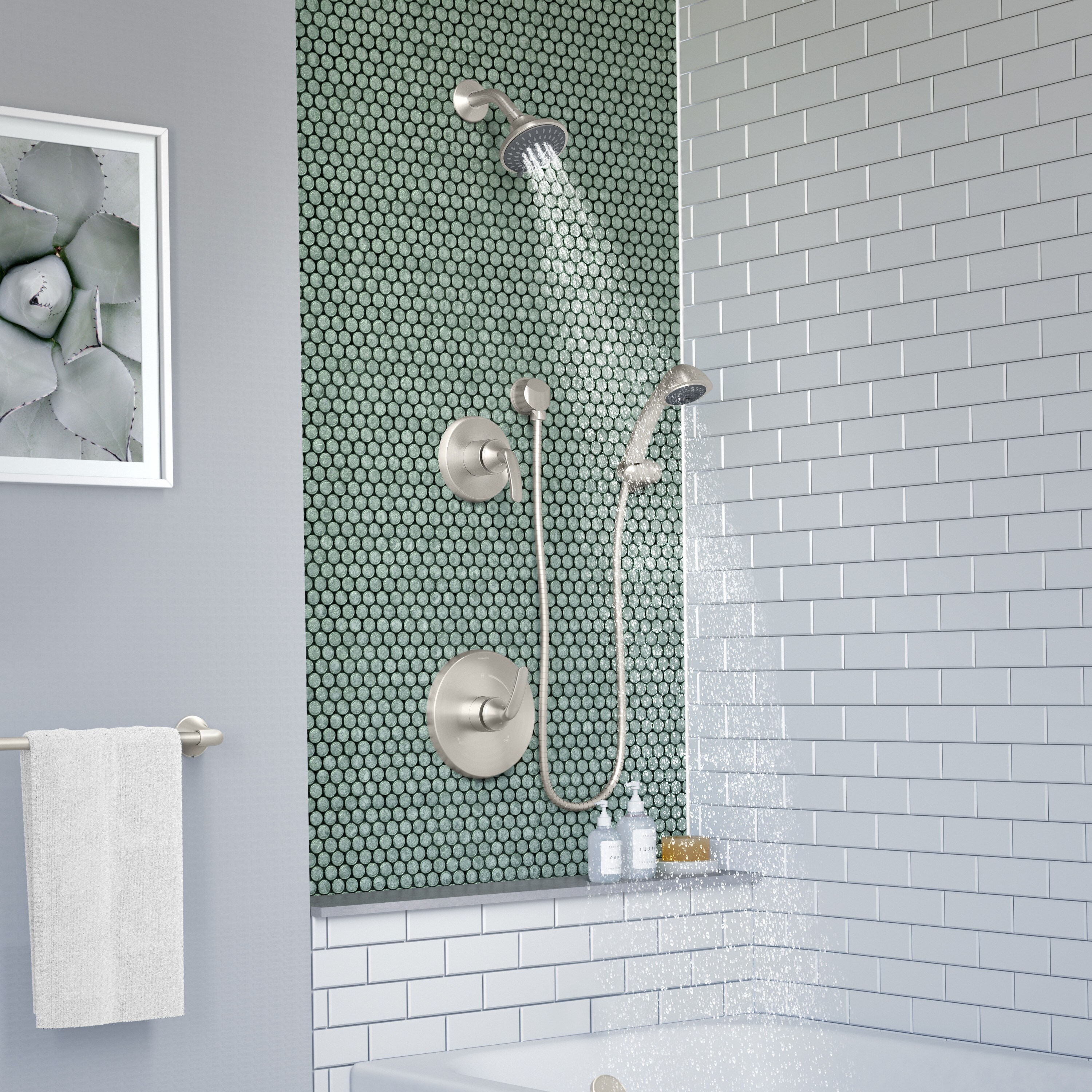 Symmons 5505-STN-1.5-TRM Tub-Shower-Faucets - View #5