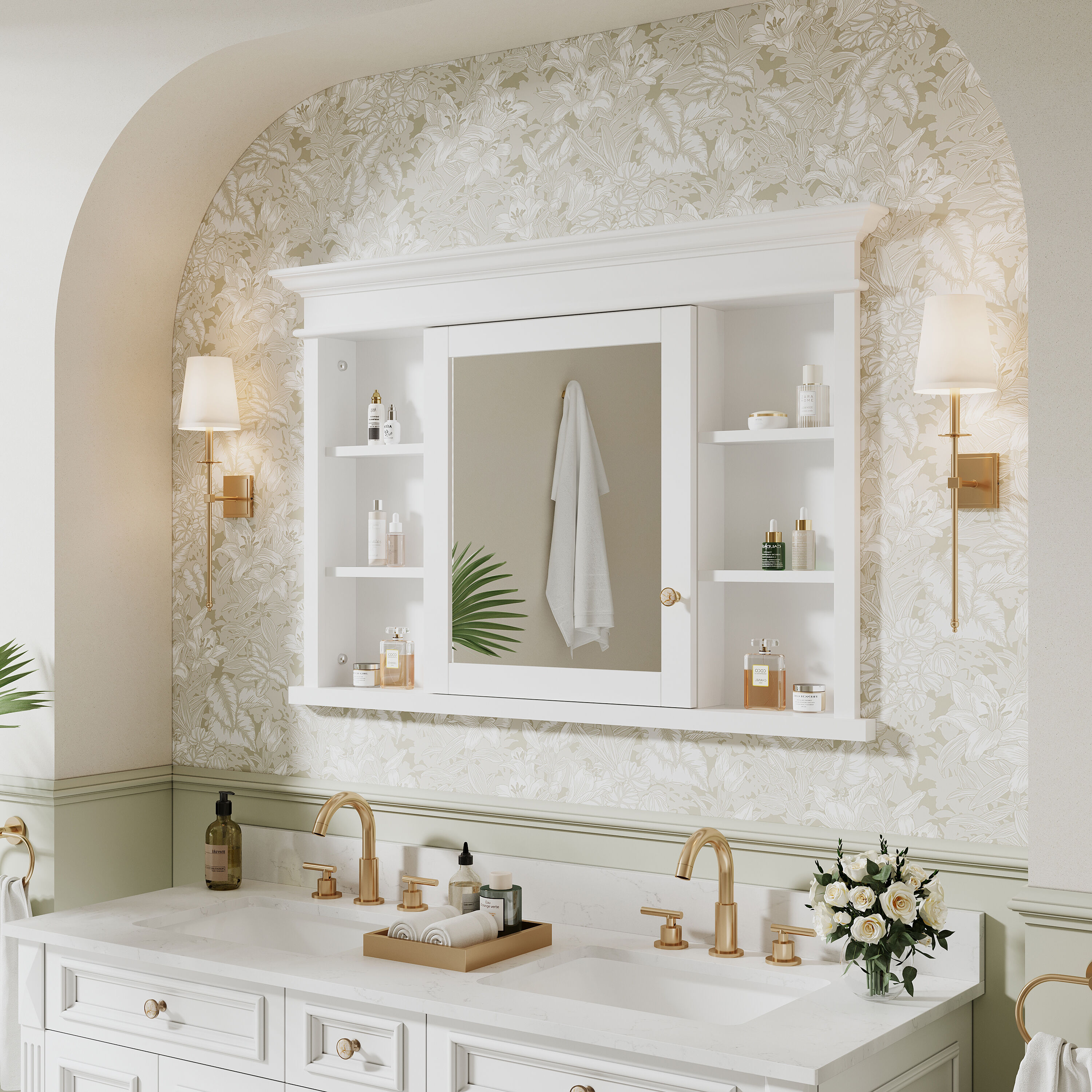 CALVON CLDAMC4032WT Bathroom-Medicine-Cabinets - View #4