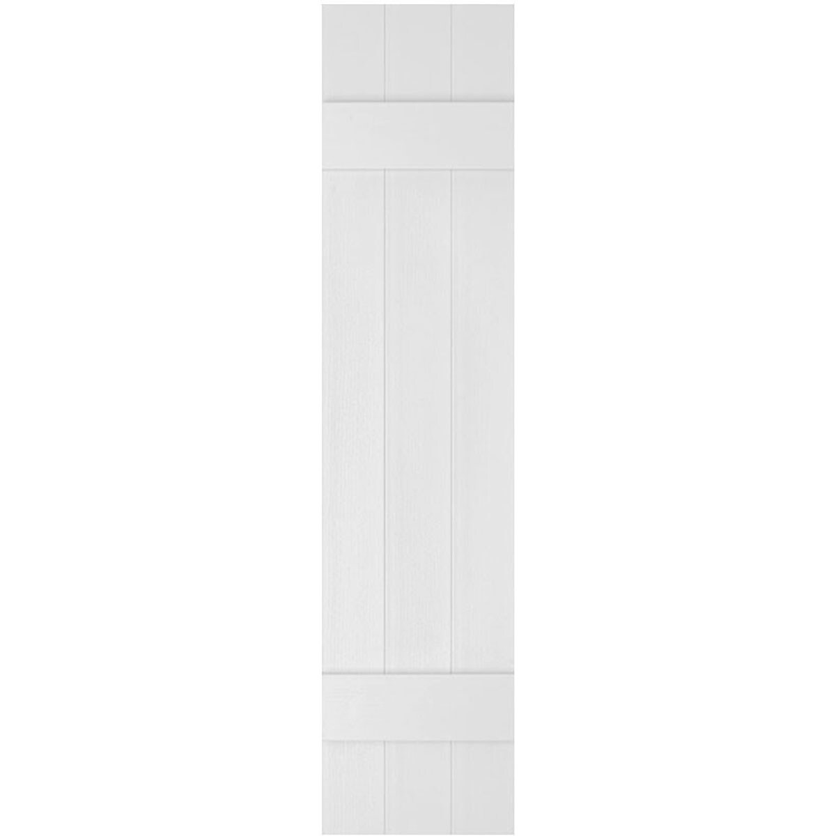 Ekena Millwork LJ3C10X04000PG 10.5-in W x 40-in H Paintable Board and batten Exterior Shutters ( 2 -Pack )