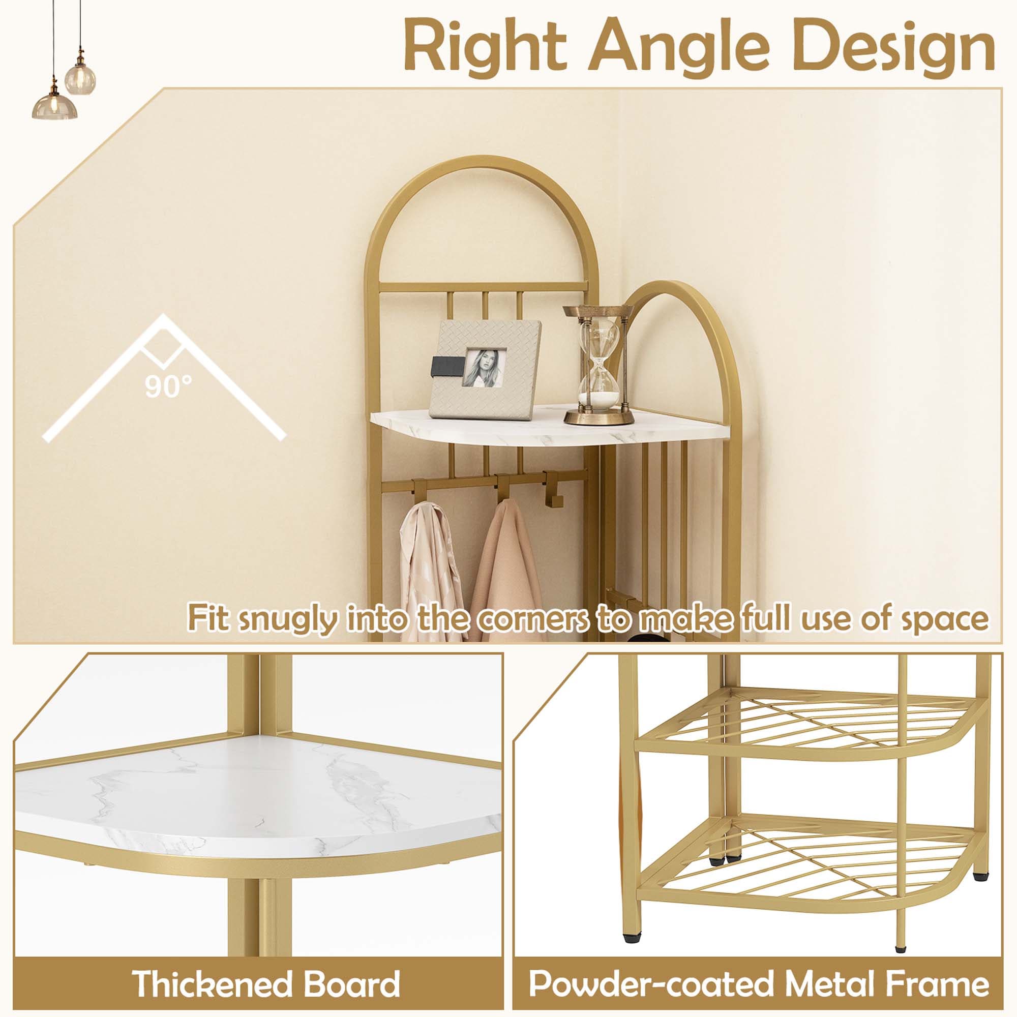 Costway HCST05622 Coatrack-Stands-Pedestals - View #5