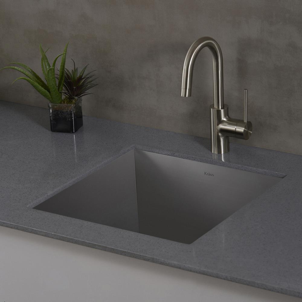 Kraus QuickInstall Kitchen Faucet Allbrite Spotfree Stainless Steel