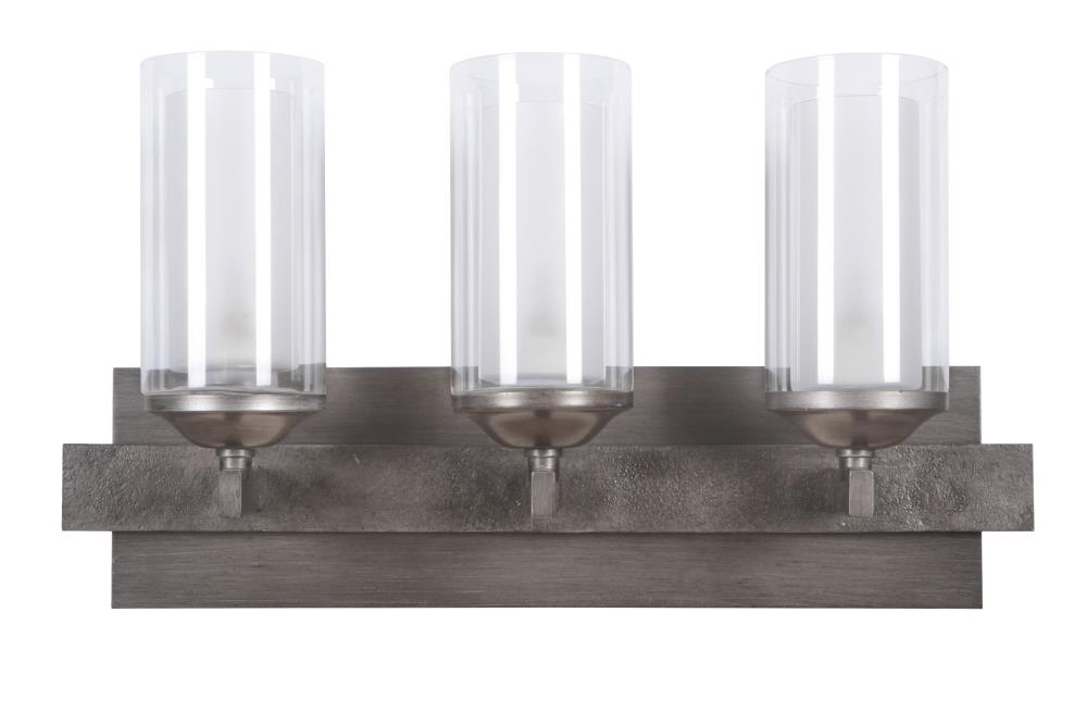 Craftmade 39303-NIVNI Mod 21.63-in 3-Light Natural Iron/Vintage Iron Modern/Contemporary Vanity Light