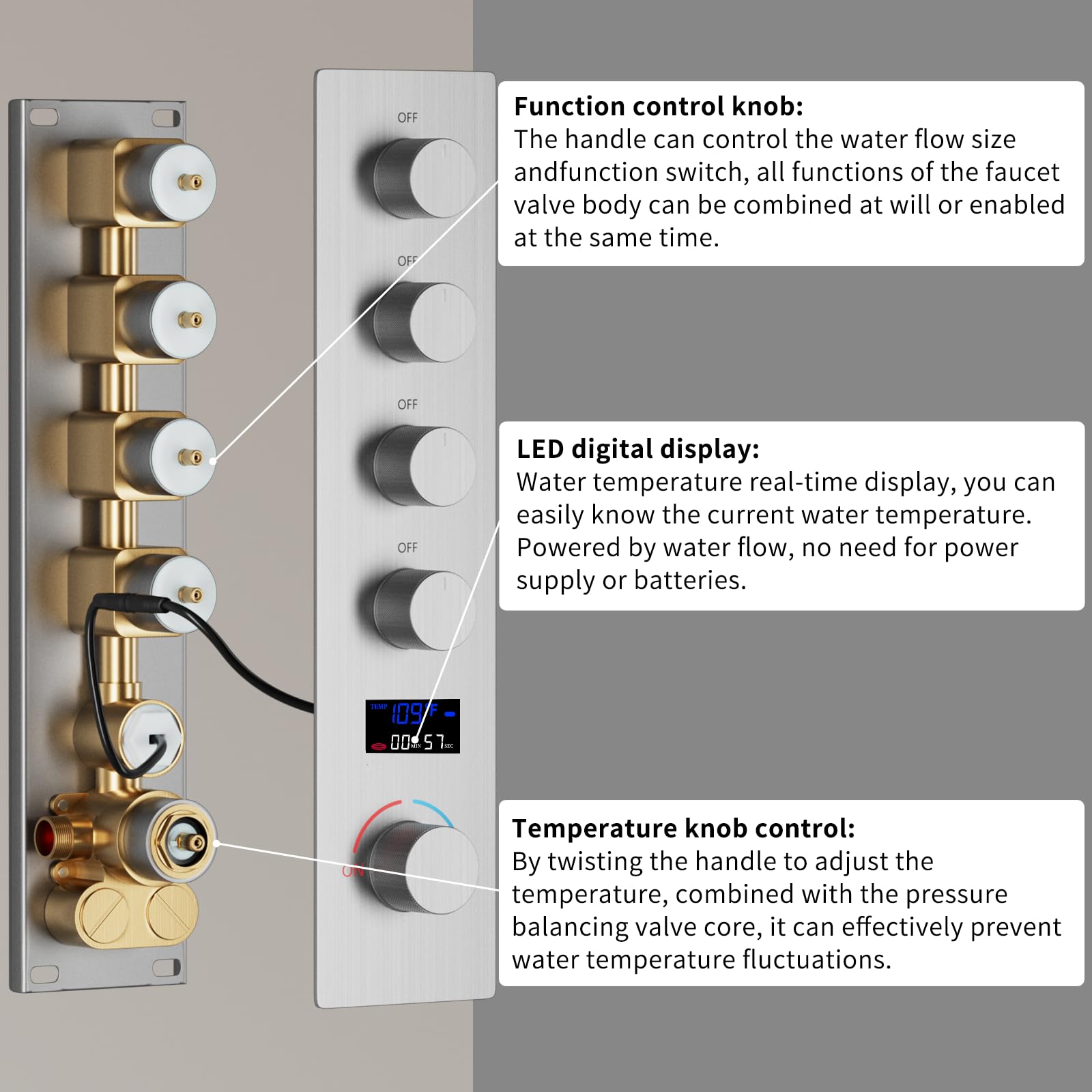 CYIKE LCY0810E487 Fixed-Showerhead - View #7