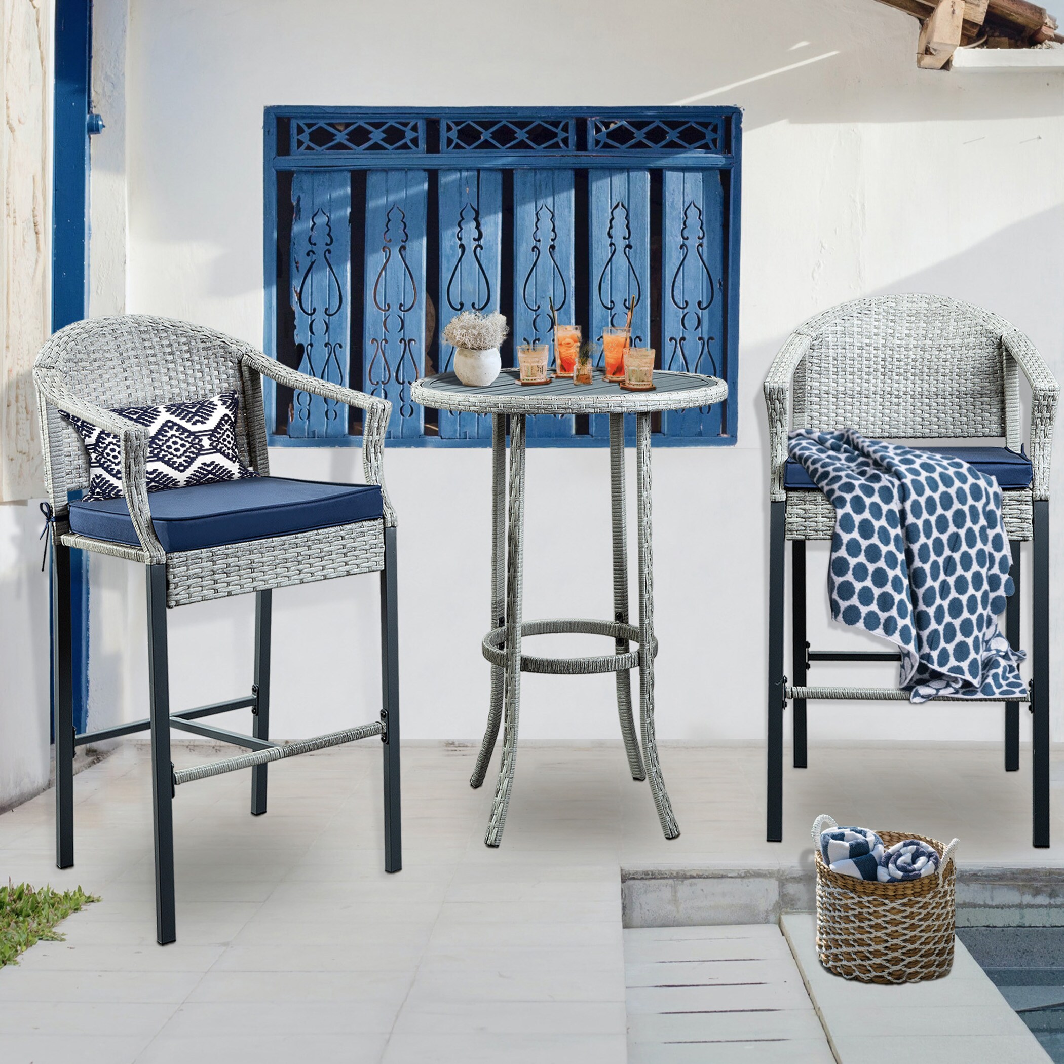 FOREST HOME Rattan Patio Furniture Sets At Lowes.com