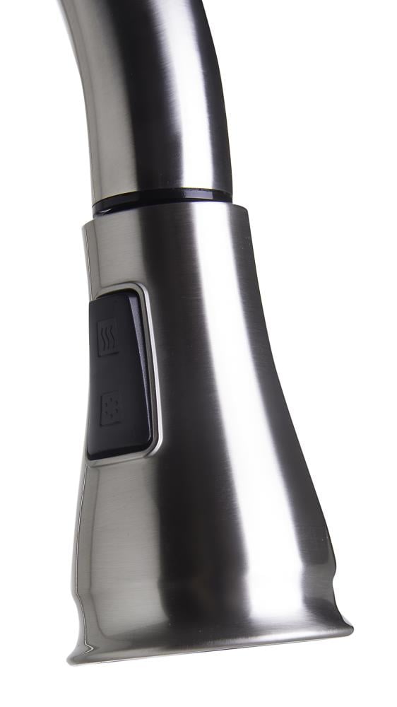 Brushed Stainless Steel Pull Down Kitchen Faucet with Spray