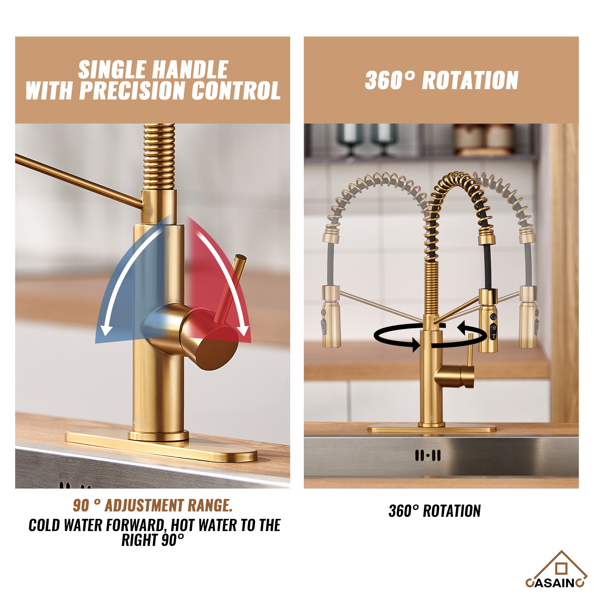 CASAINC BWE-A-95010-ORB Kitchen-Faucets - View #9