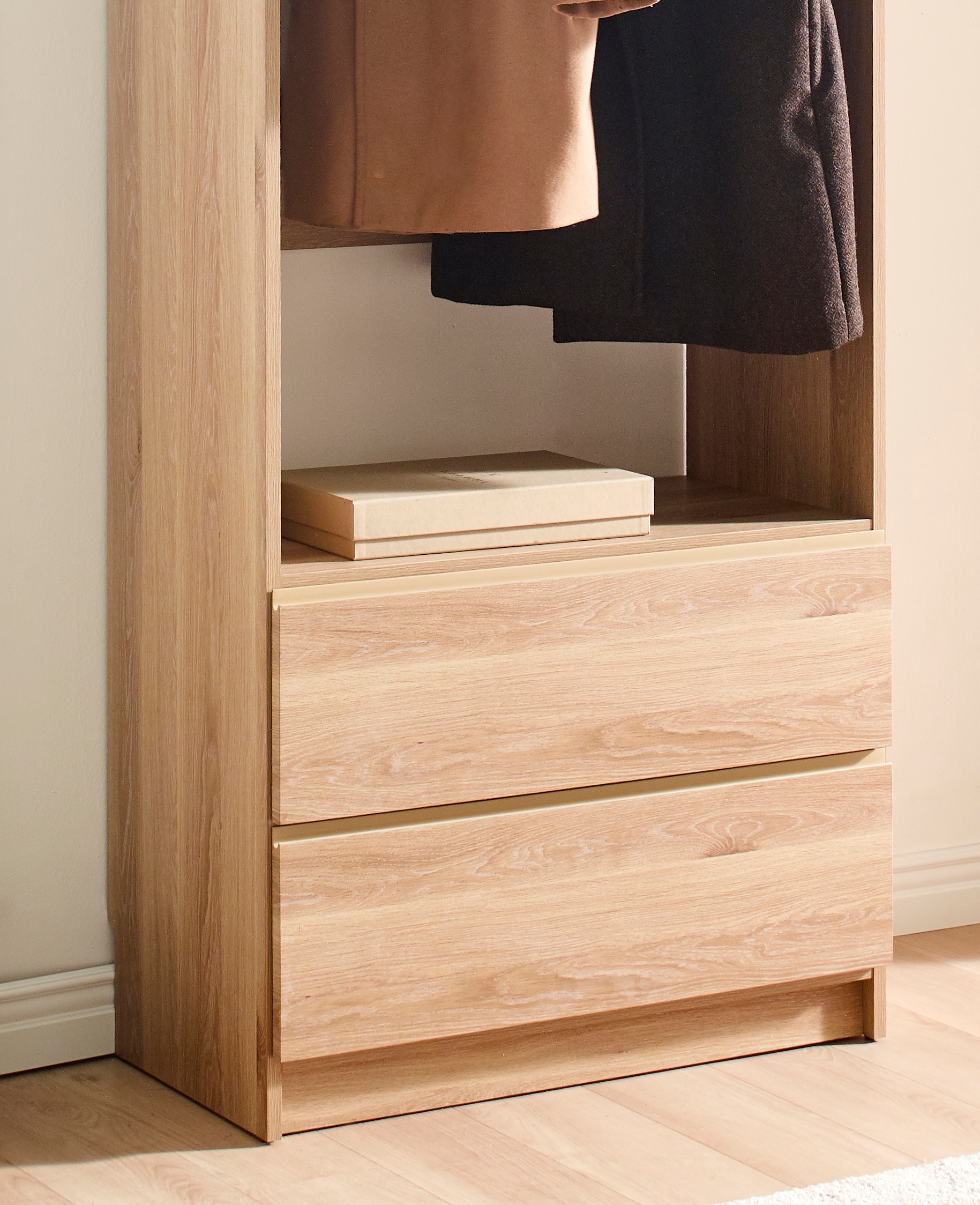 Klair Living PROSPER-C OAK Wood-Closet-Kits - View #3