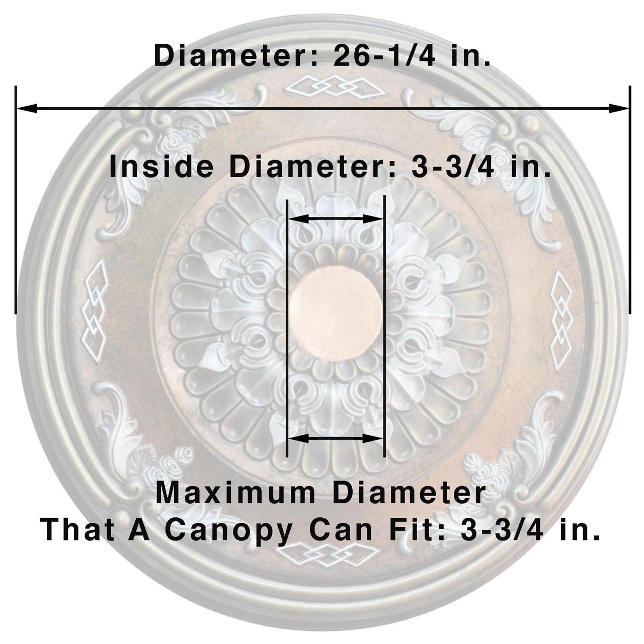From Plain to Beautiful in Hours CCMF-054-INT-LL Ceiling-Medallions - View #5