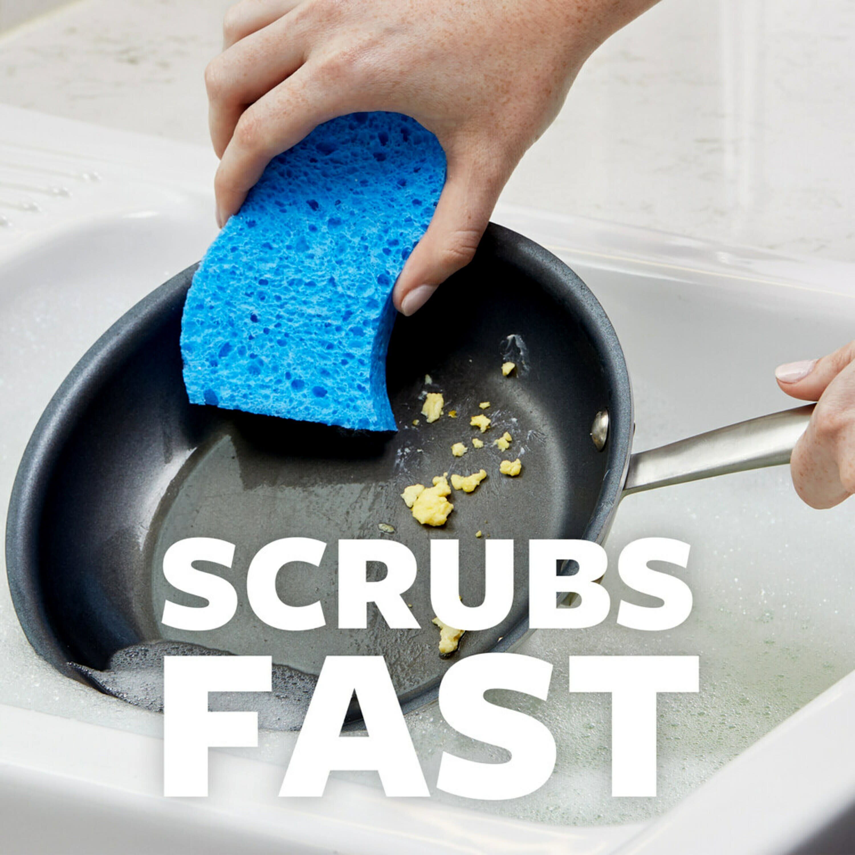 Multi-Purpose Scouring Pad by Scrub-It - Non-Scratch Cleaning Dobie Pads  for Pots, Pans, Dishes, Utensils & Non-Stick Cookware - Sponge Scrubbers  Use