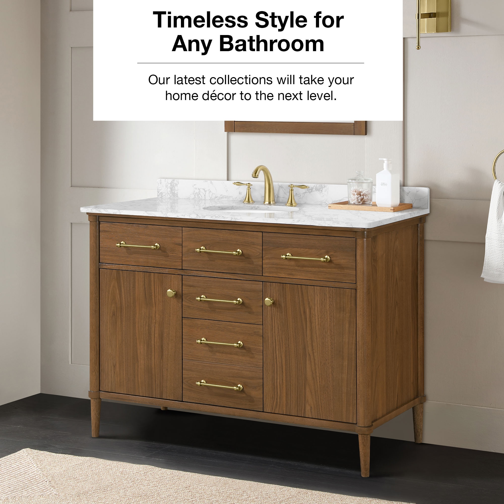 allen + roth RIAN 48WW Bath-Vanity-Combo - View #12