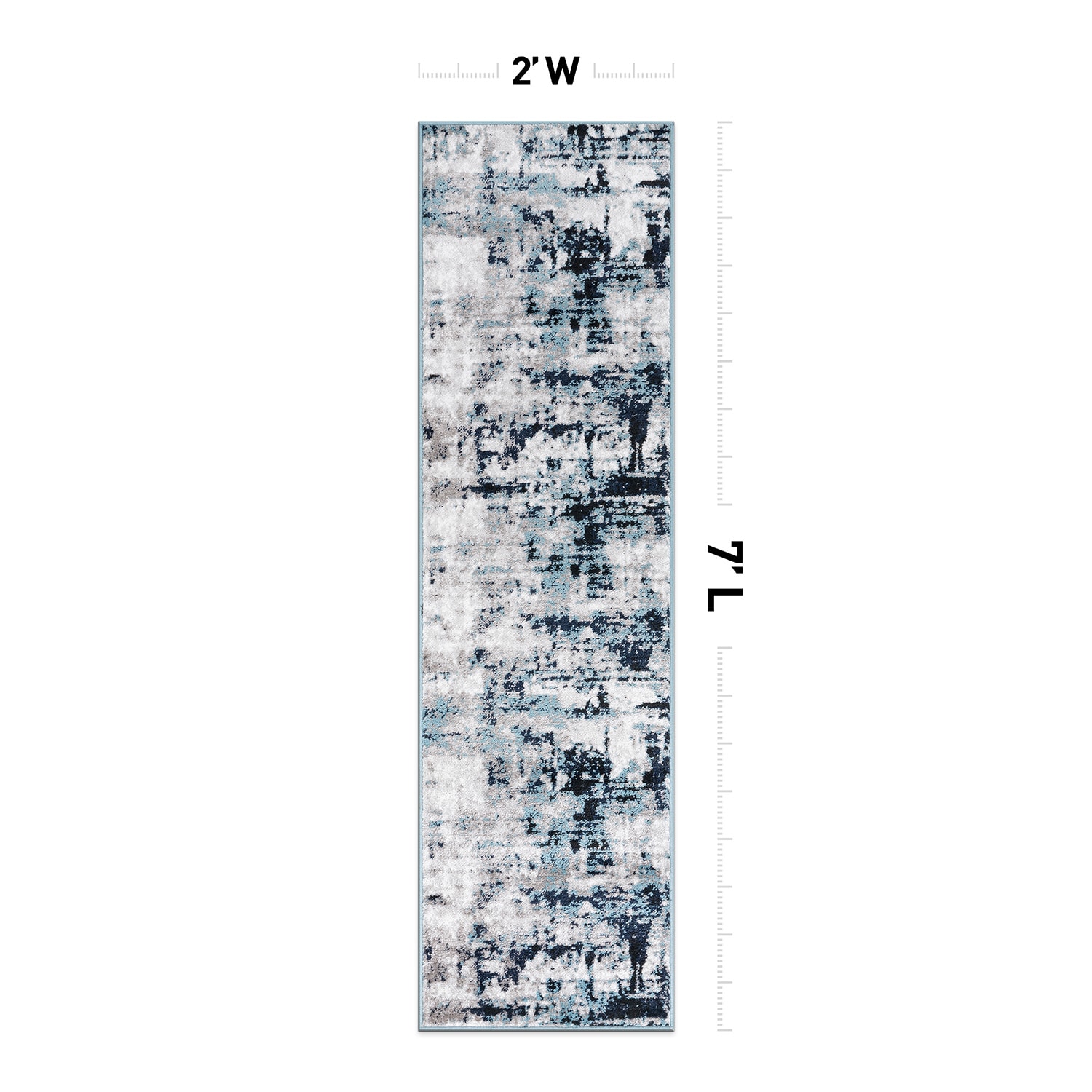 World Rug Gallery 935BLUE2X7 rugs - View #3