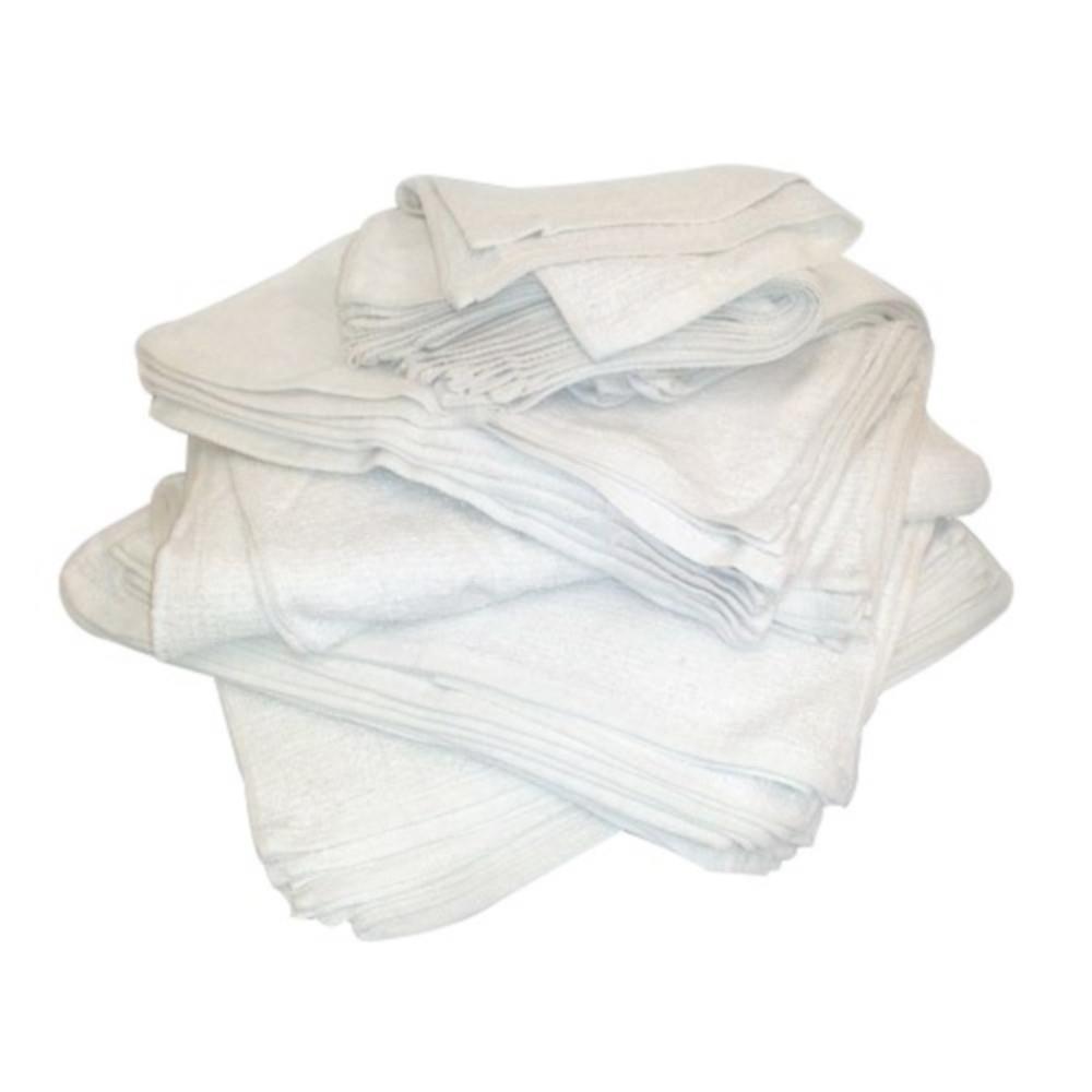 Hospeco Counter Cloth-bar Mop, White, Cotton, 60-carton