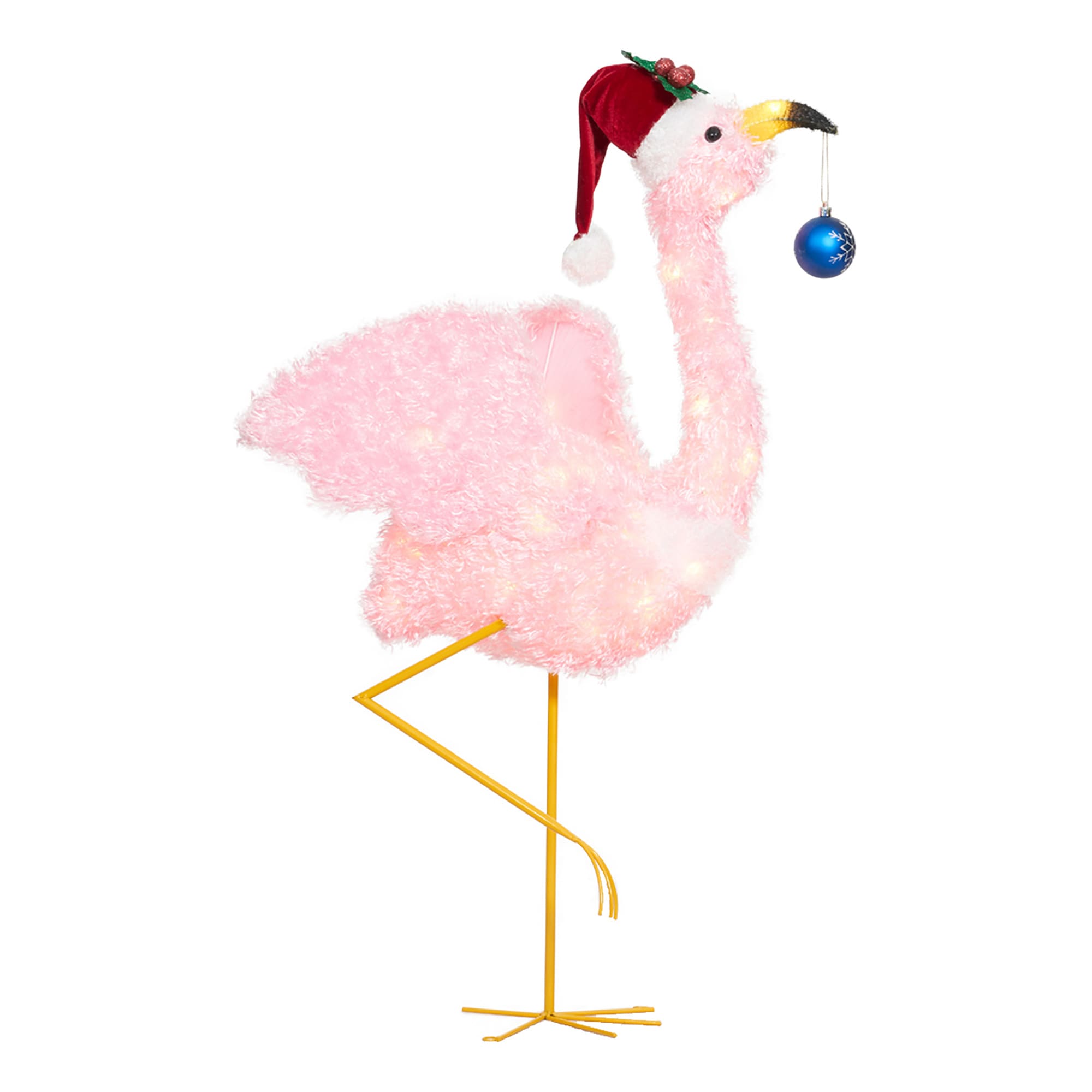 EverStar ES-69070 36-Inches Freestanding Flamingo Free standing decoration with Clear Incandescent Lights