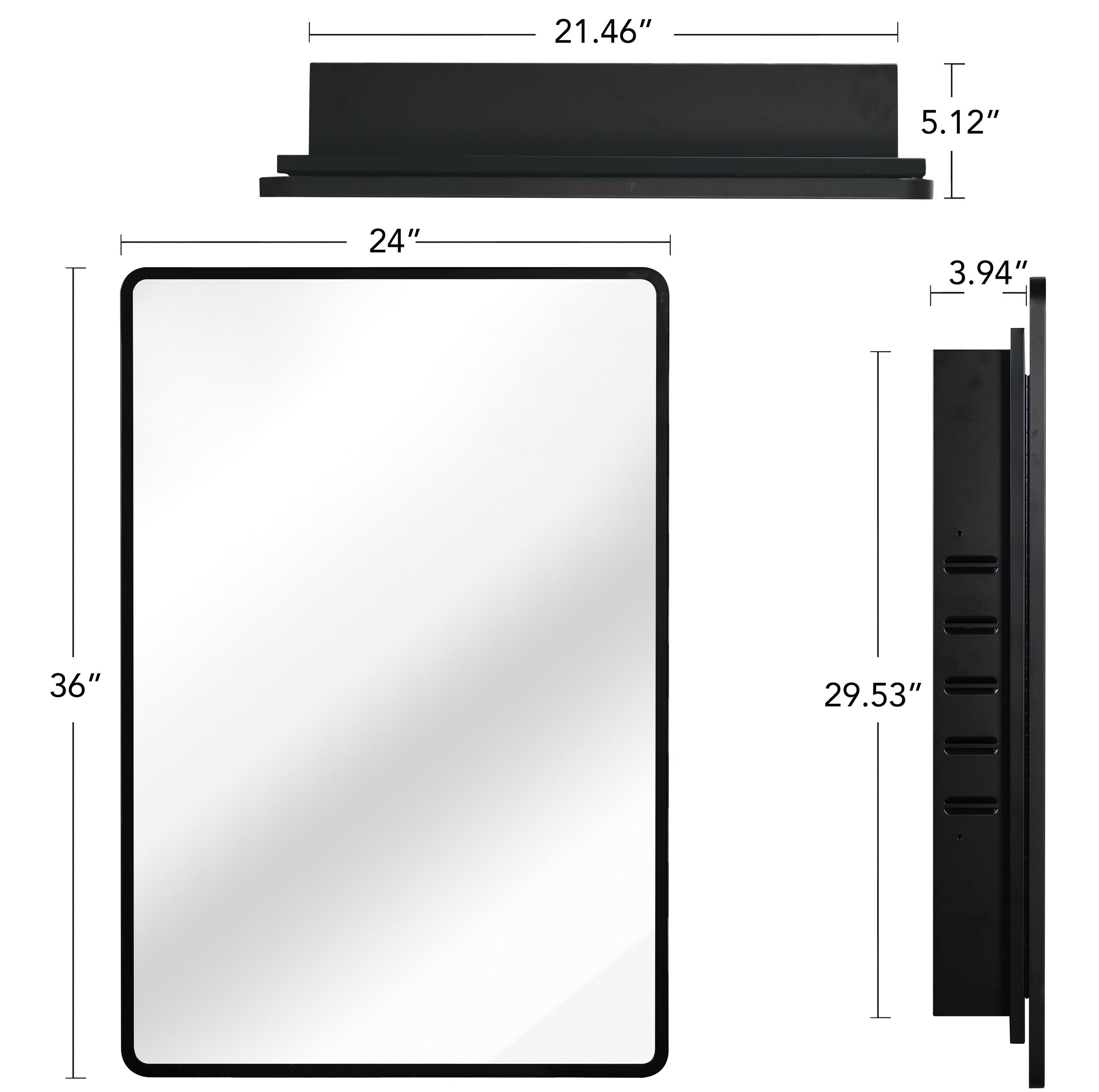 Tatayosi T176595 Bathroom-Wall-Cabinets - View #3