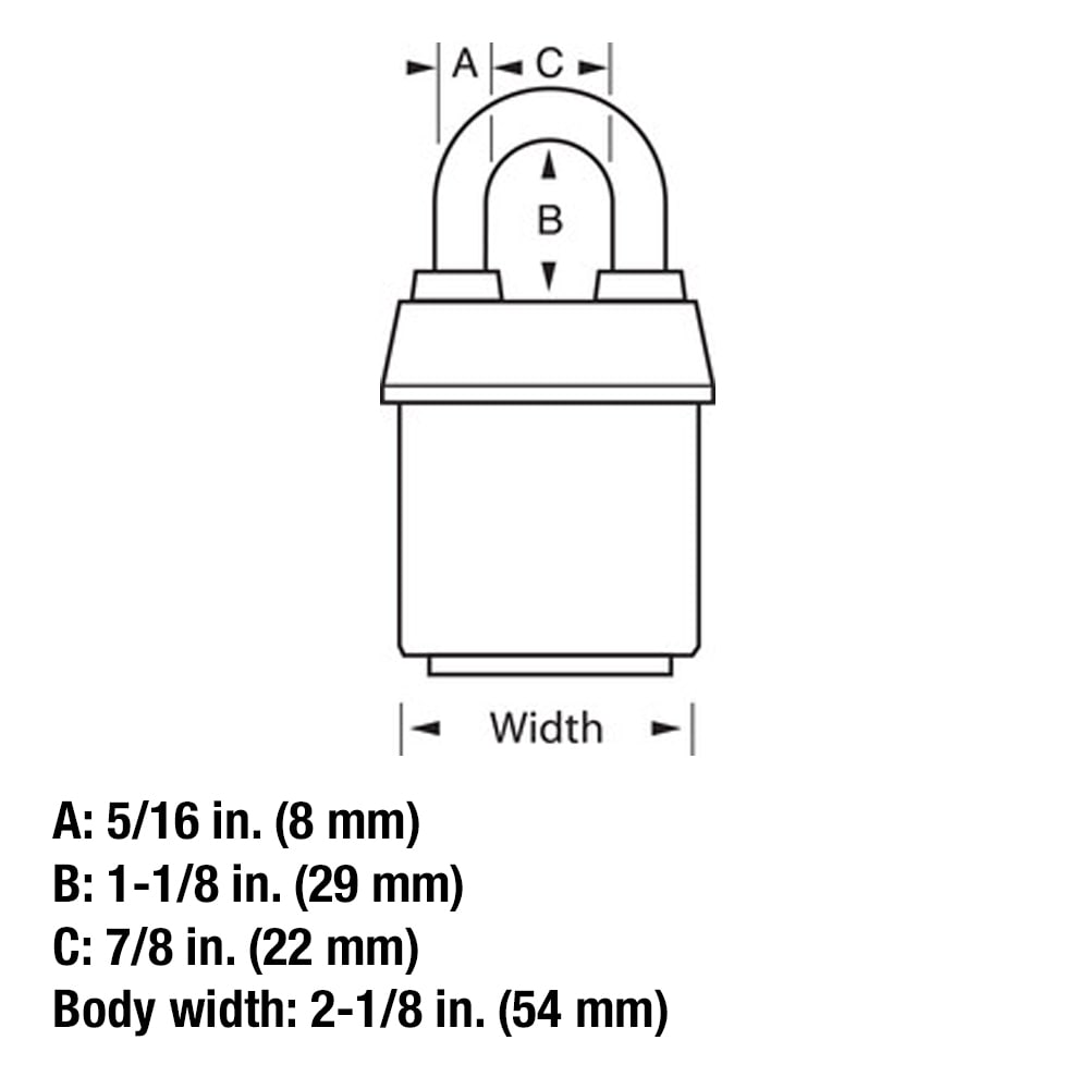 Master Lock 6121KAD Padlocks-Locks-Cables - View #5