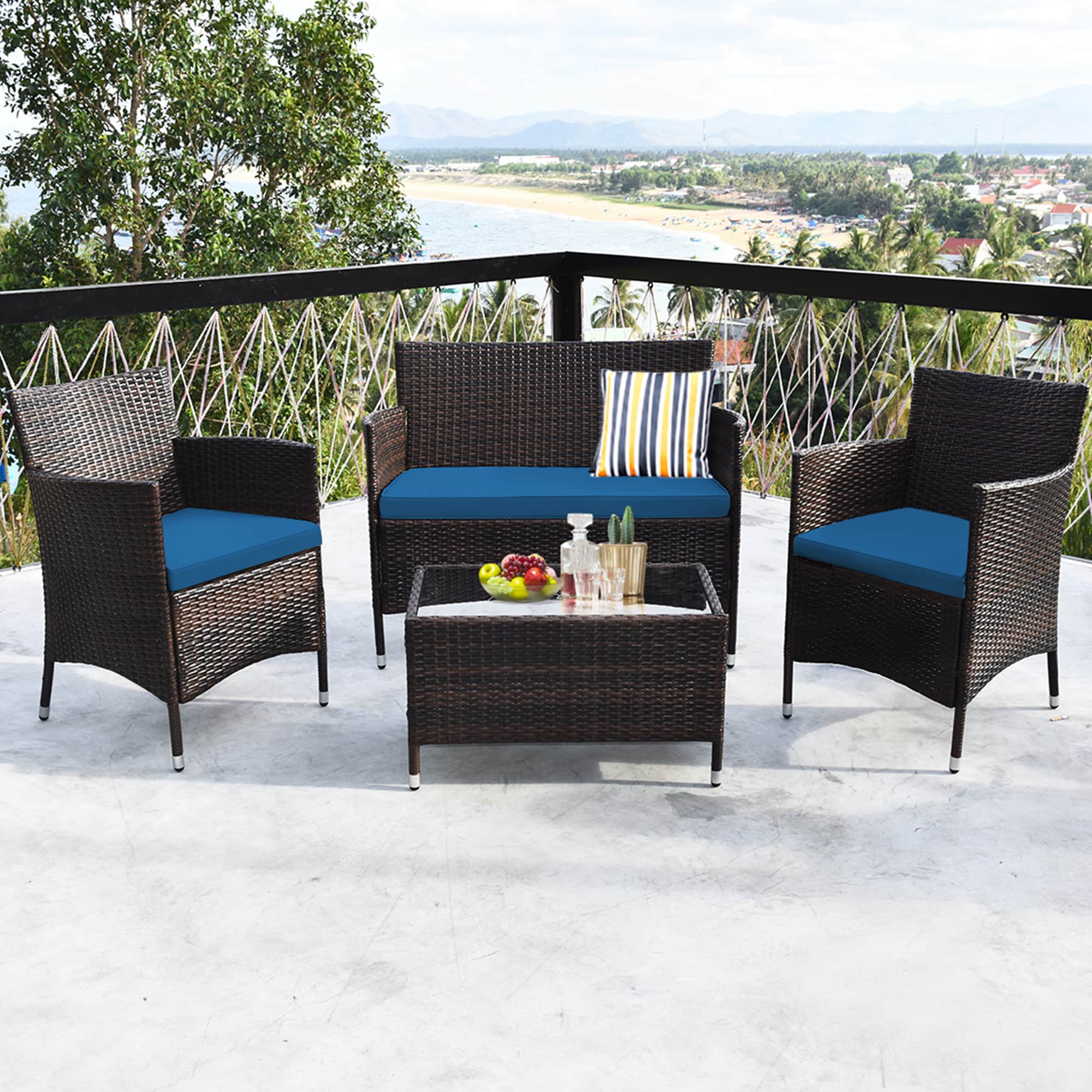 Costway LWS00028 Patio-Conversation-Sets - View #4