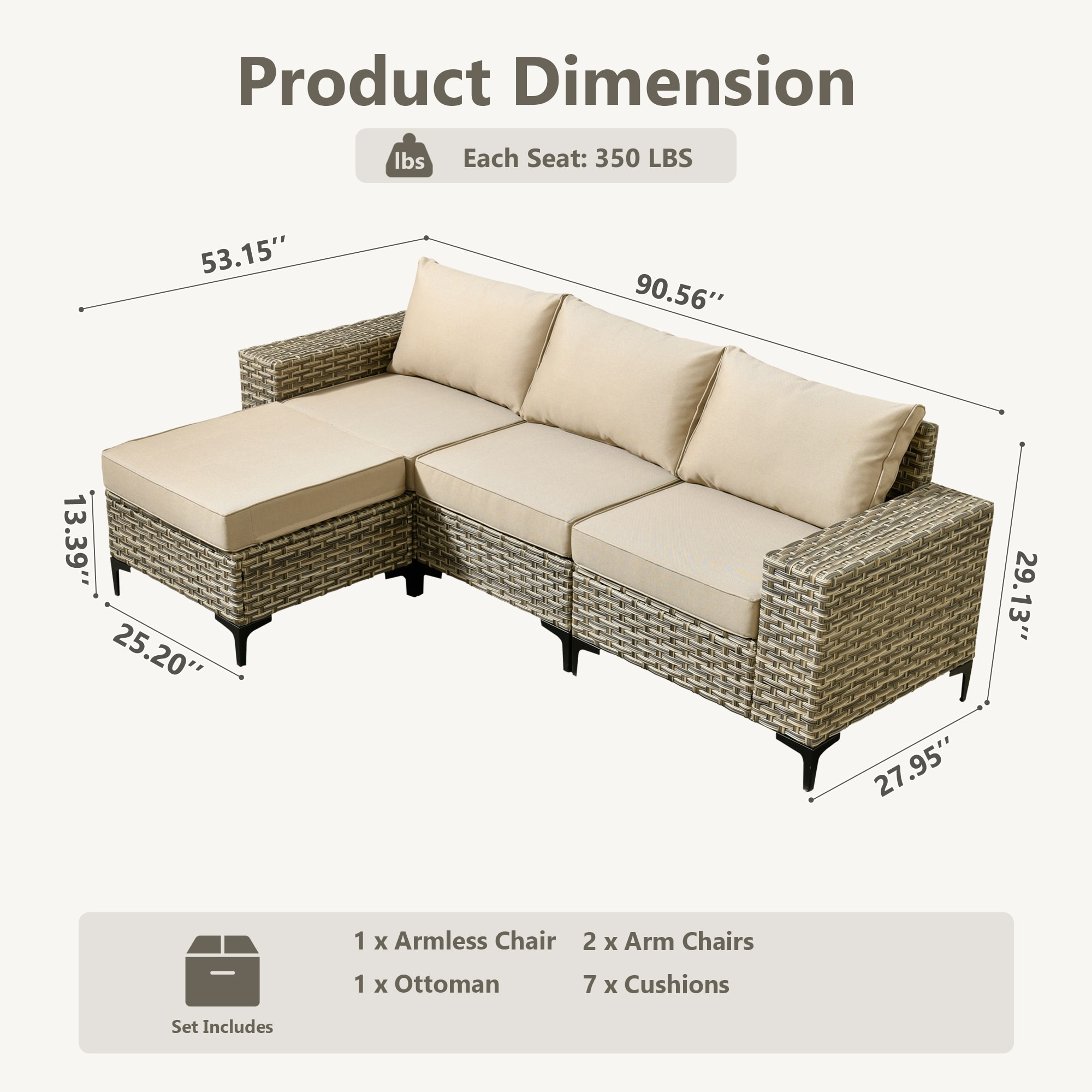 Ovios VRC605 Patio-Sofas-Daybeds - View #7