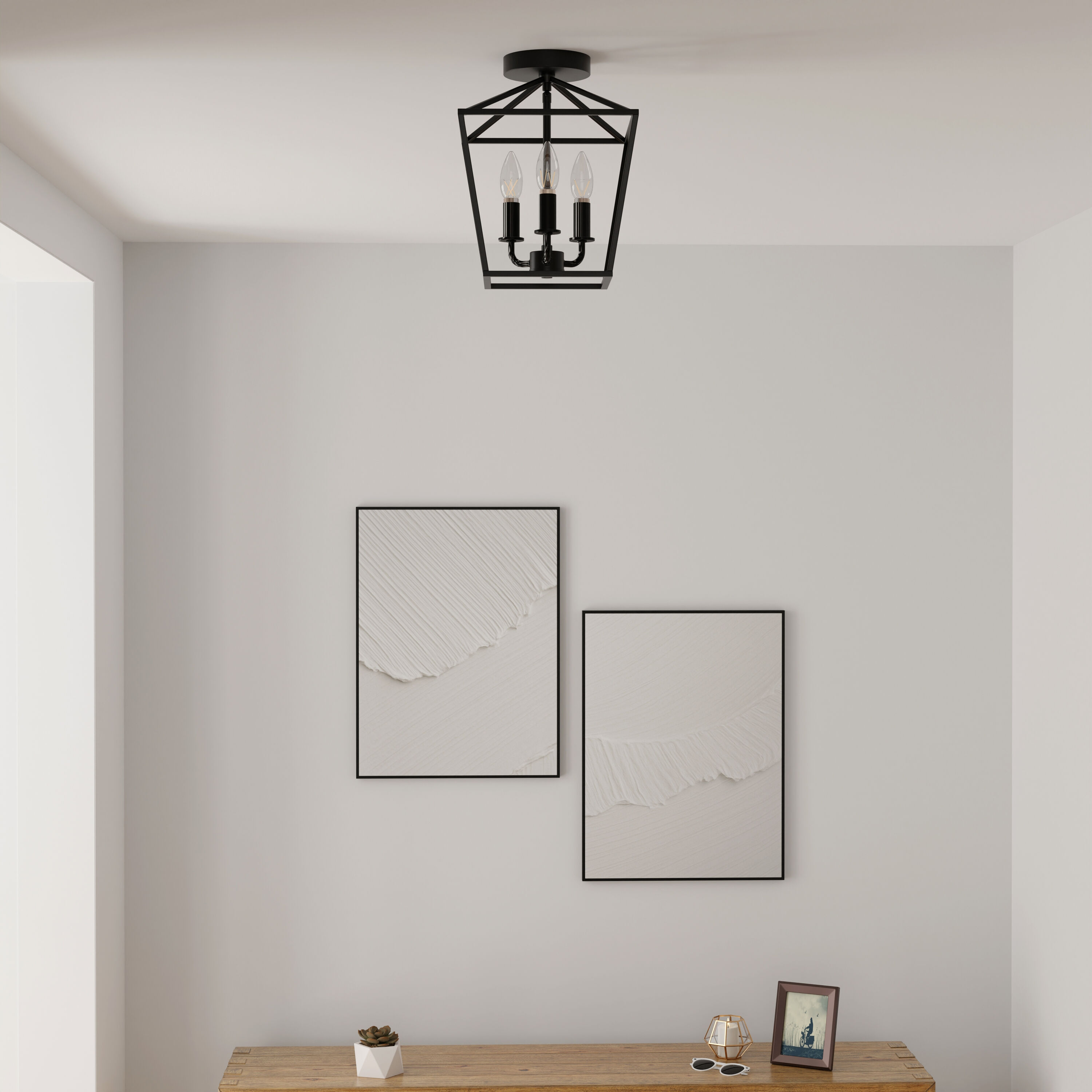 allen + roth CH31-3MBK flushmounts - View #9