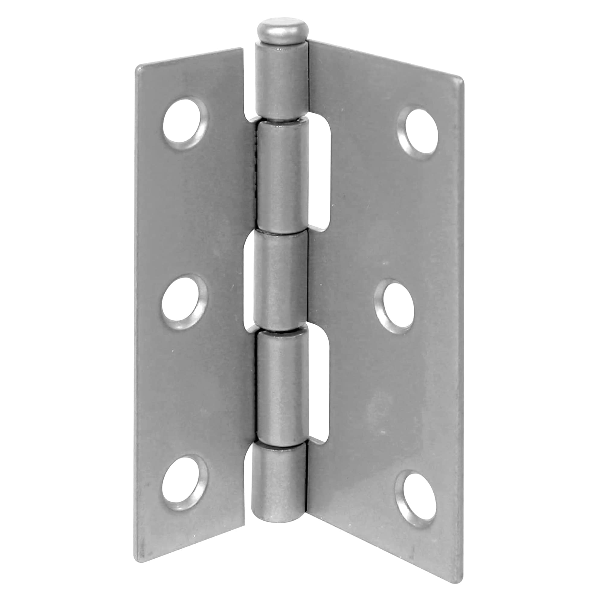Prime-Line K 5038 3-in H Square Satin nickel Surface mount Interior/Exterior Door Hinge 2 -Pack