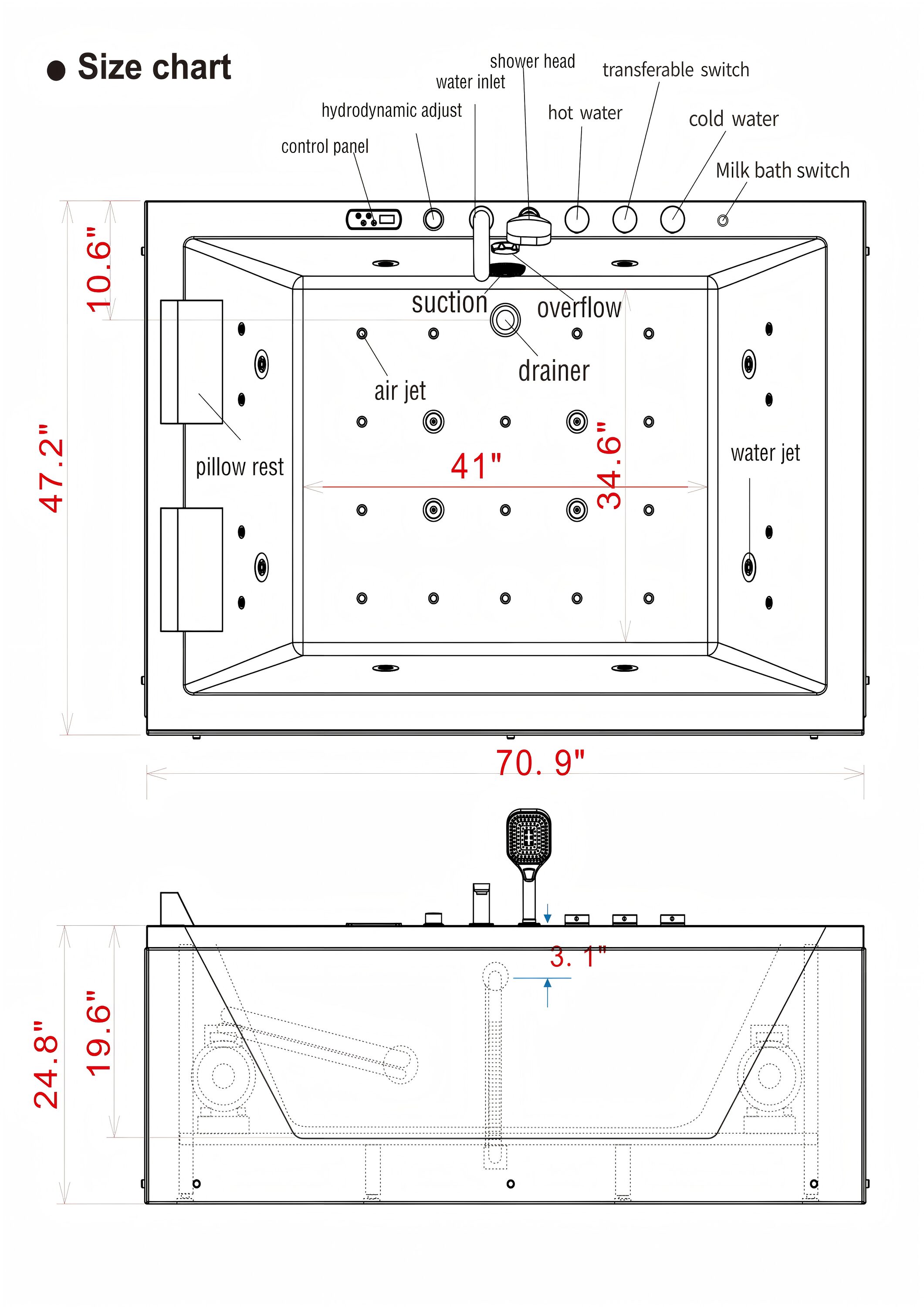 Empava EV-71PRO04 bathtubs - View #8