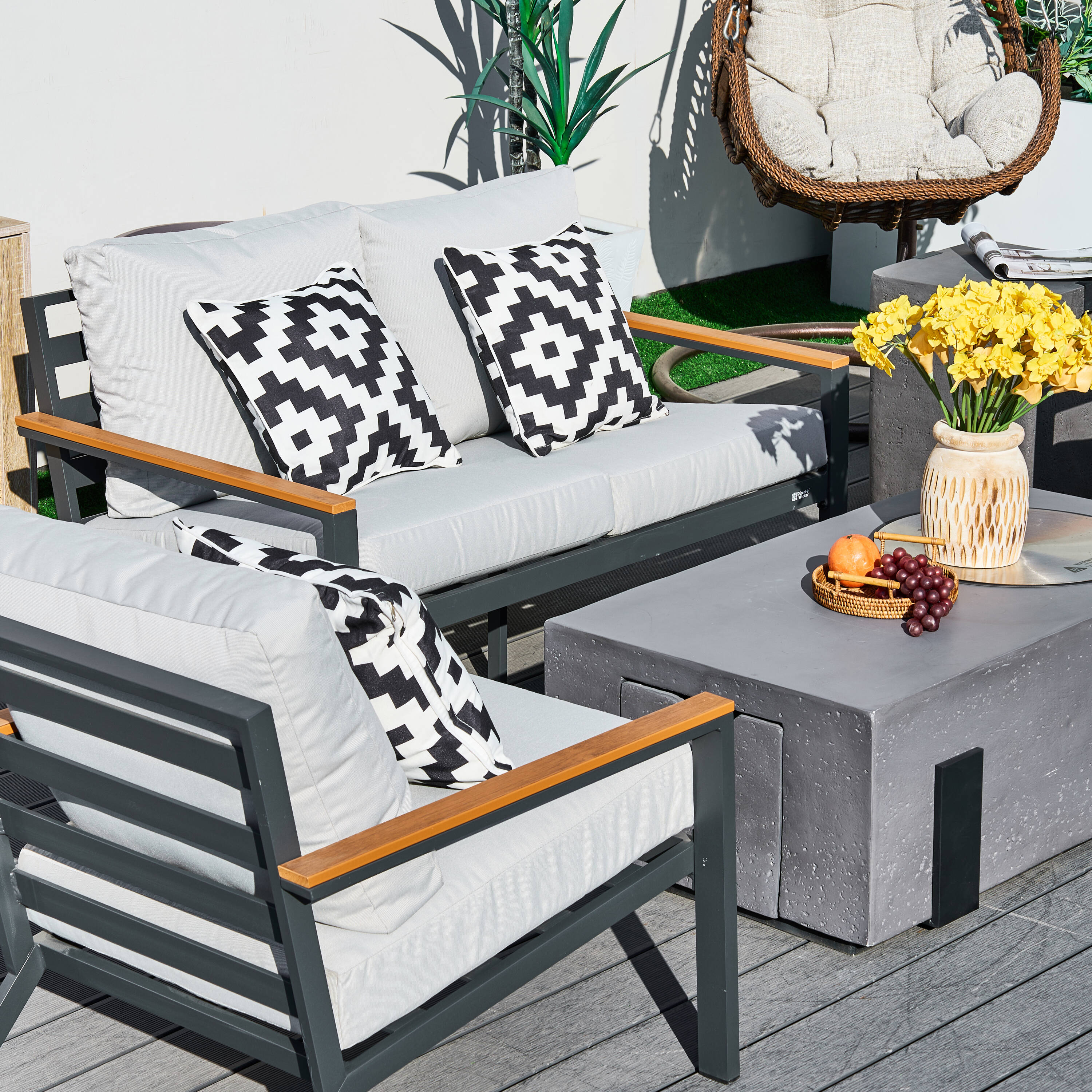 Direct Wicker DWS-2481LS2SC&2355G Patio-Conversation-Sets - View #9
