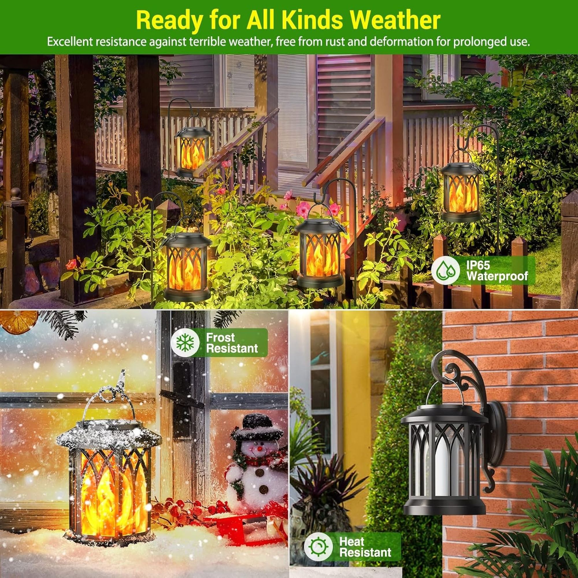 Wudkey L4-CW2B7O Outdoor-Decorative-Lanterns - View #3