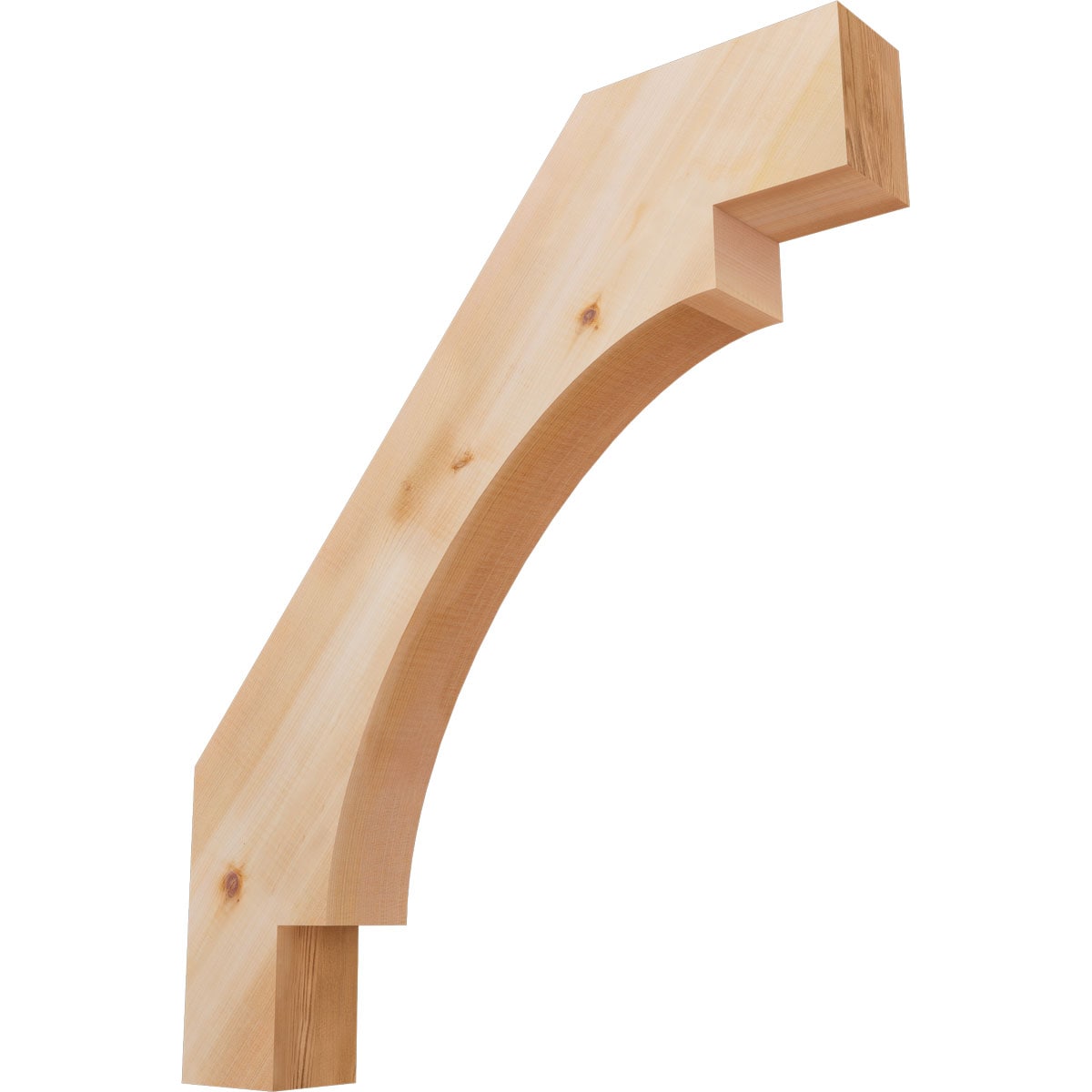 Ekena Millwork BRC04X24X28MRC00SWR 3-1/2-in x 24-in x 28-in Western Red Cedar Unfinished Wood Merced smooth