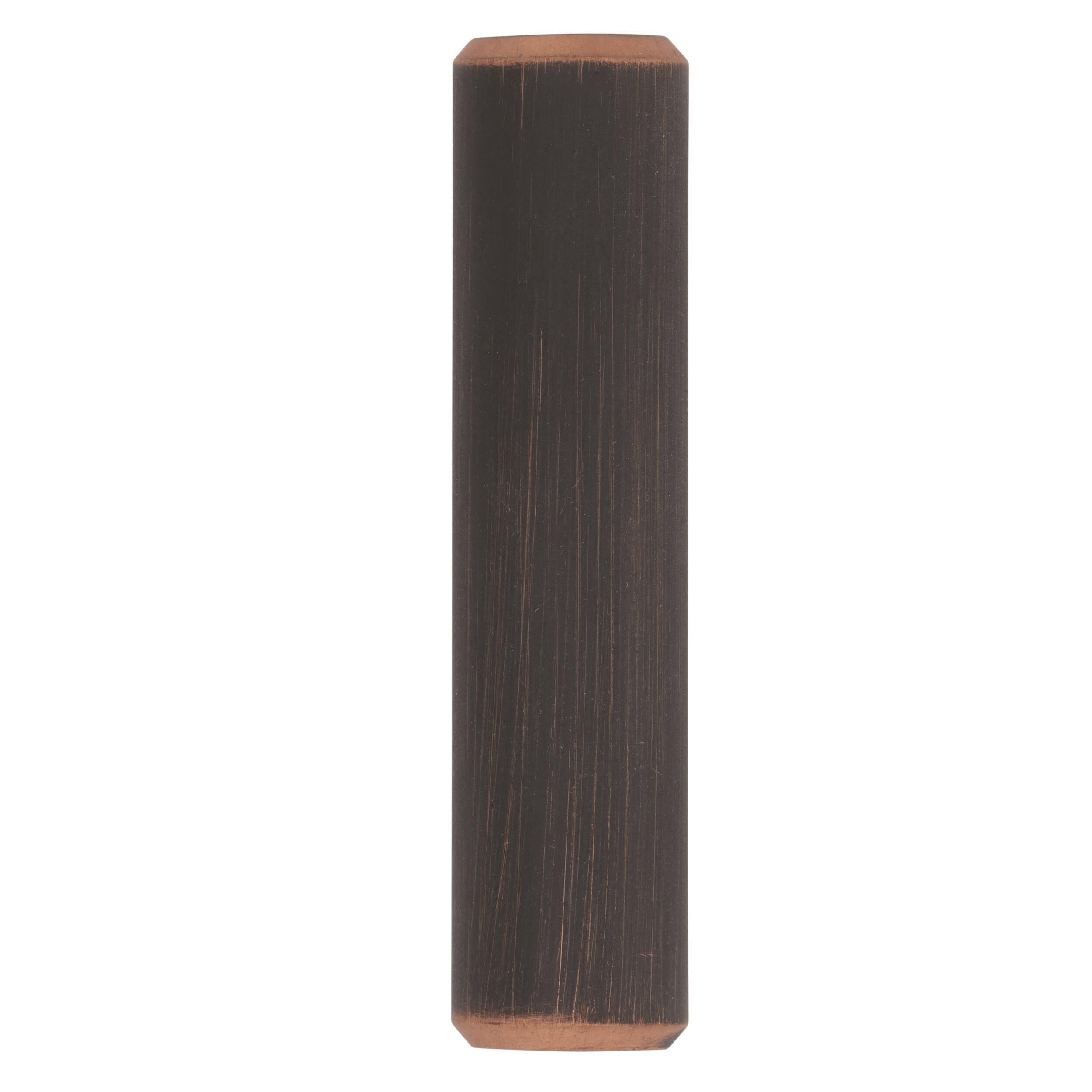 Oil-Rubbed Bronze Bar Cabinet Knob with Mounting Hardware