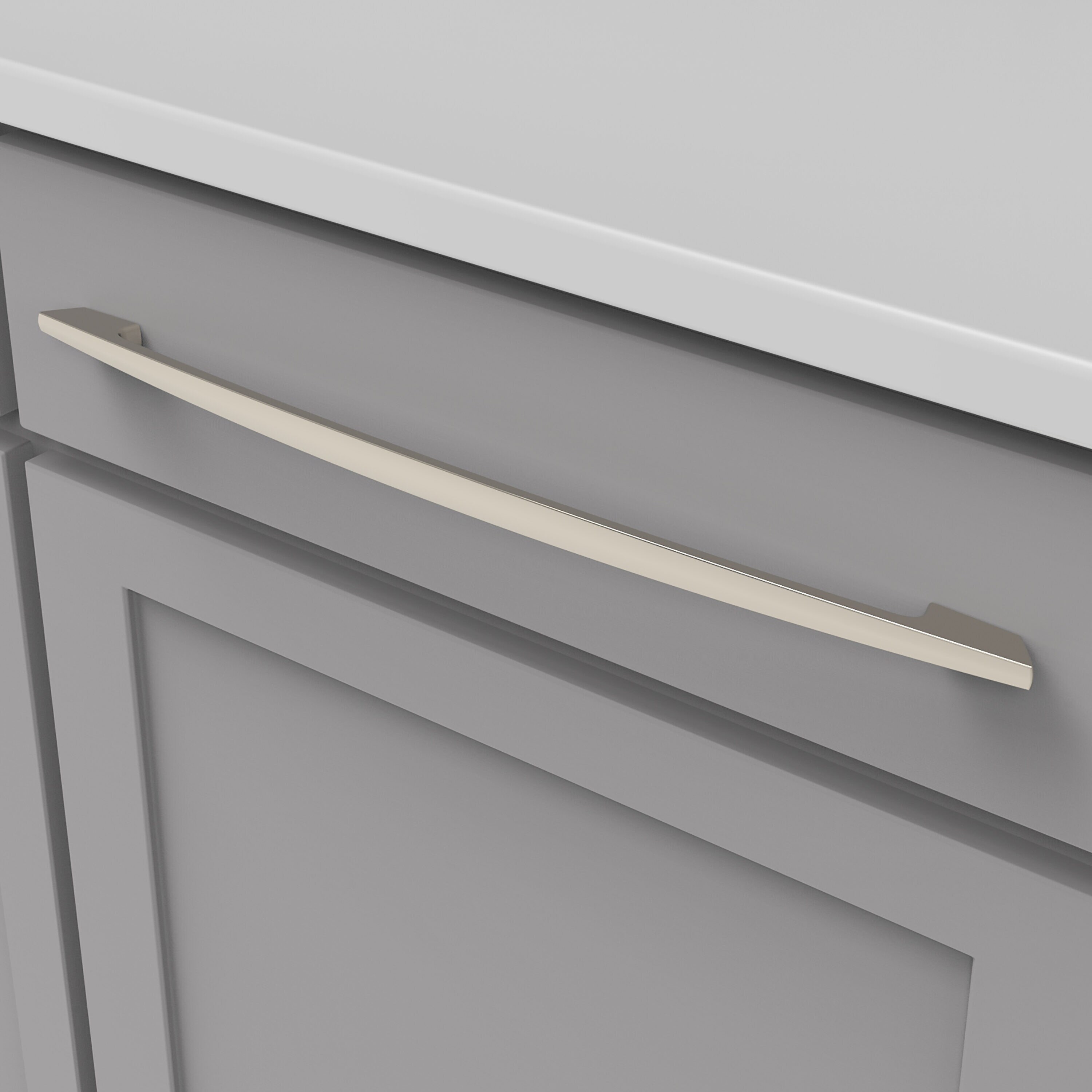 Hickory Hardware Rotterdam Contemporary Rectangle Cabinet Pull 3