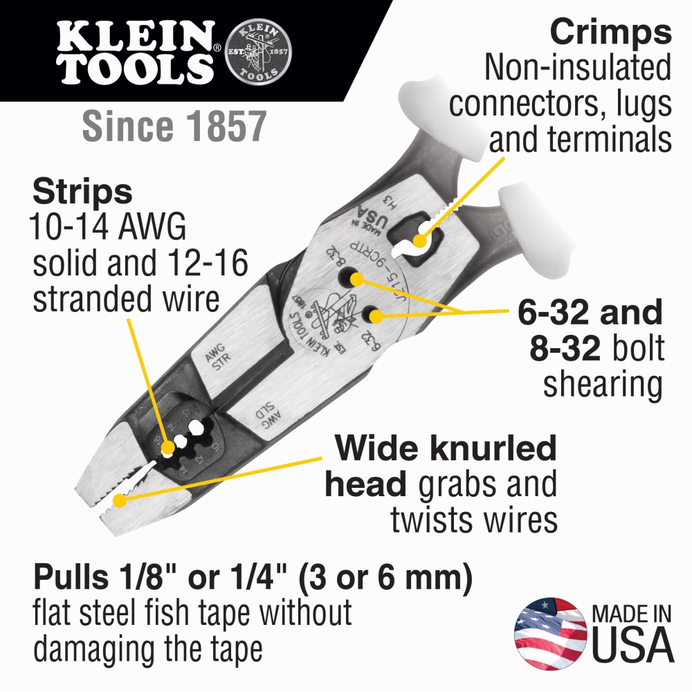Klein Tools J2159CRTP sidecutters - View #2