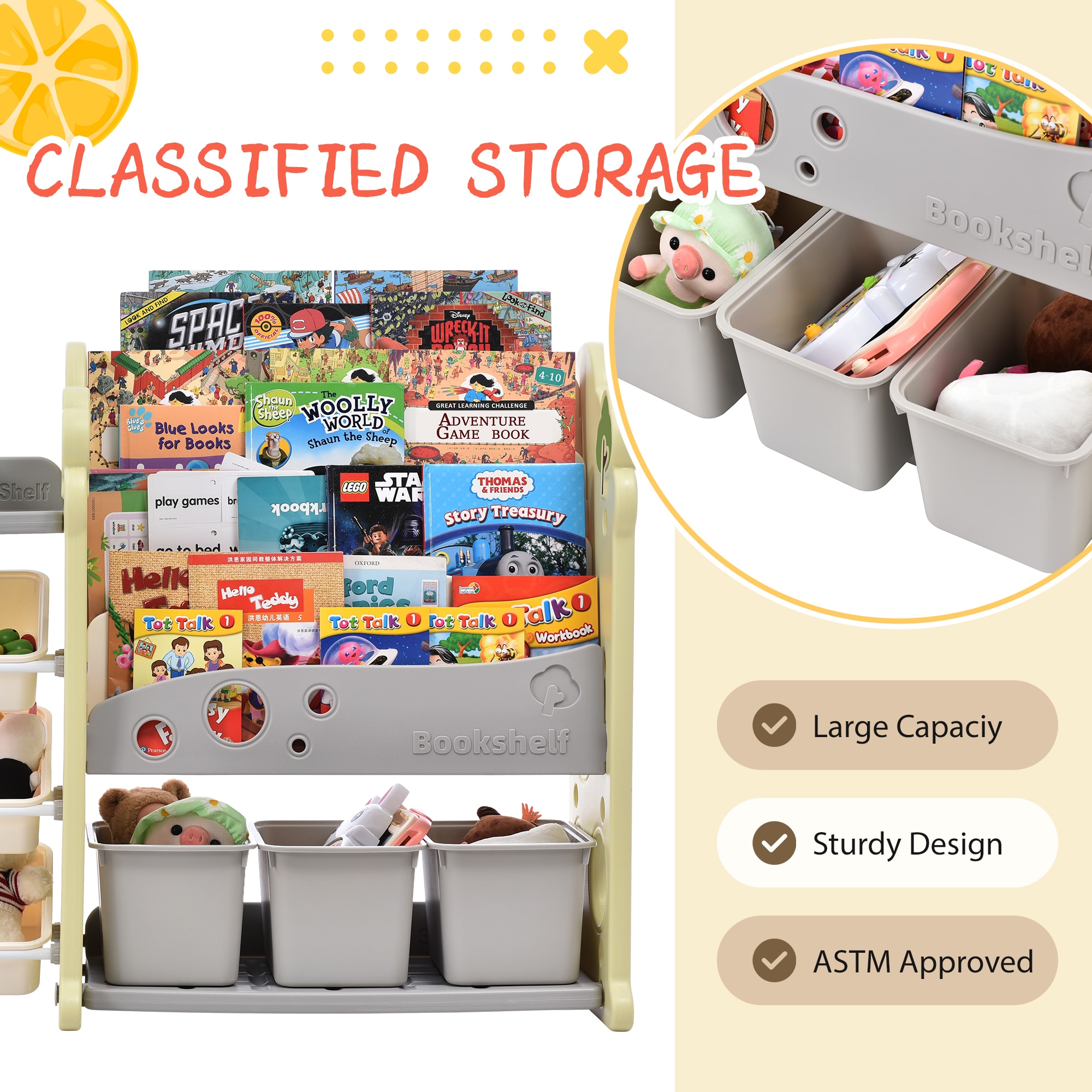 Tatayosi T106AAF Kids-Bookcases - View #4