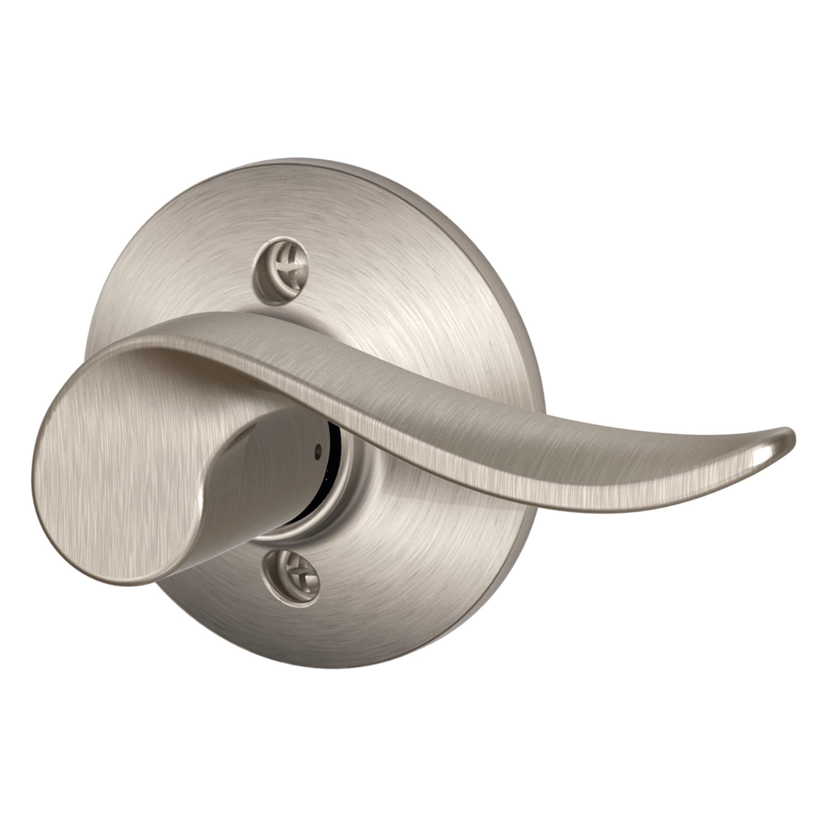 Schlage F170 V SAC 619 RH Sacramento Satin Nickel Interior Hall/Closet Dummy Door Handle
