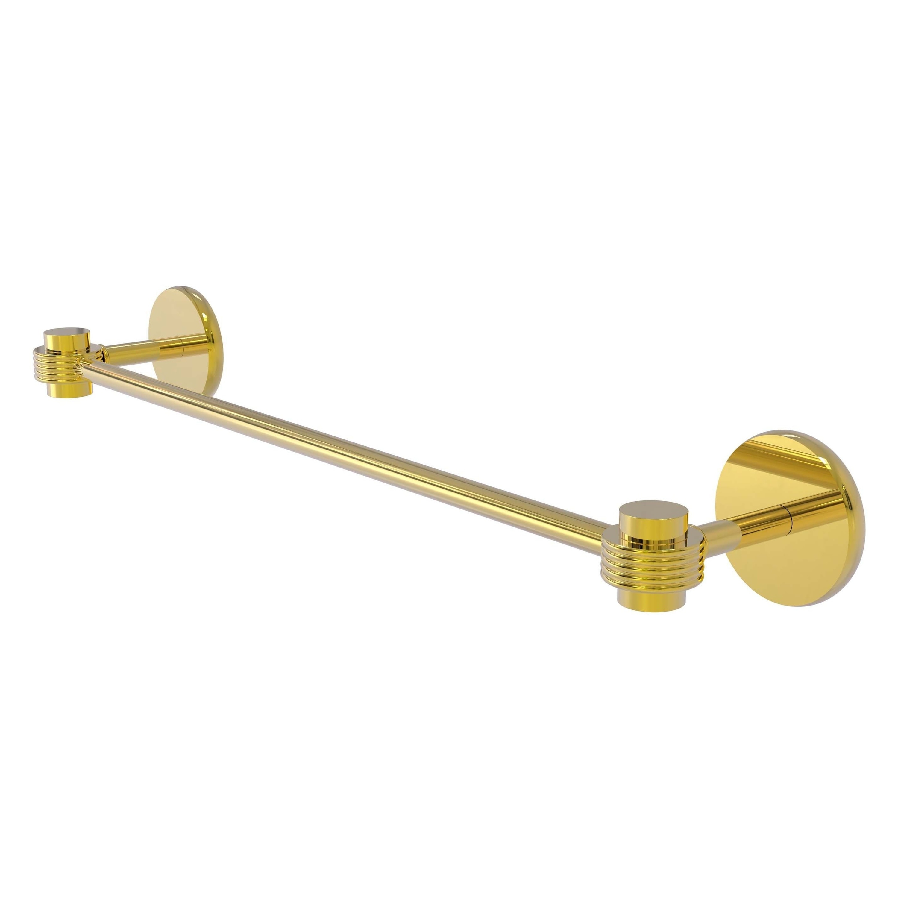 Allied Brass 7131G/24-PB Satellite Orbit One 24-in Polished Brass Wall mount Single Towel Bar