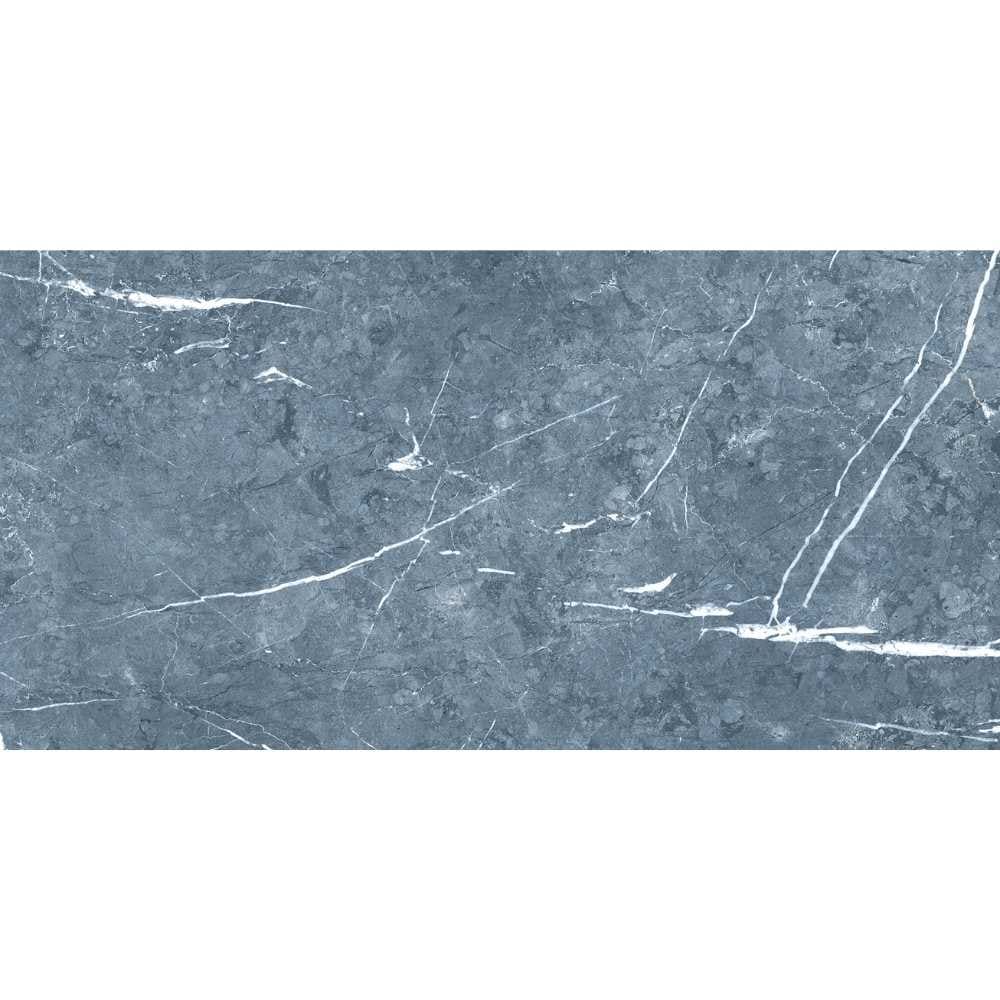 The Tile Life Opera Blue 12-in x 24-in Matte Porcelain Marble Look ...