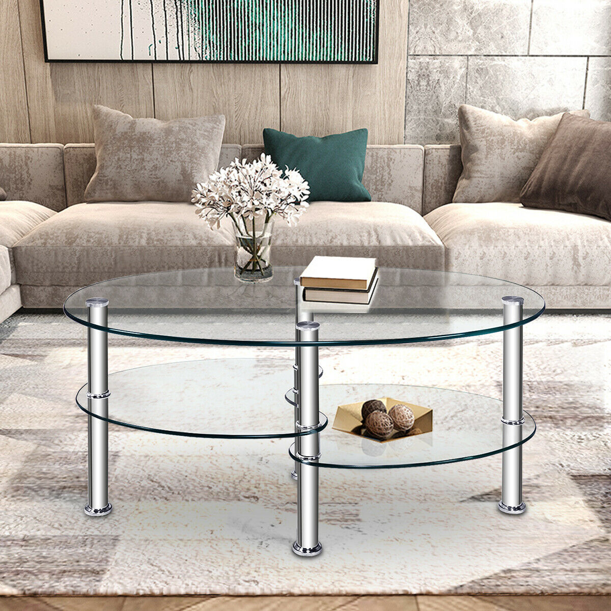 Costway HW54317TR Coffee-Tables - View #9