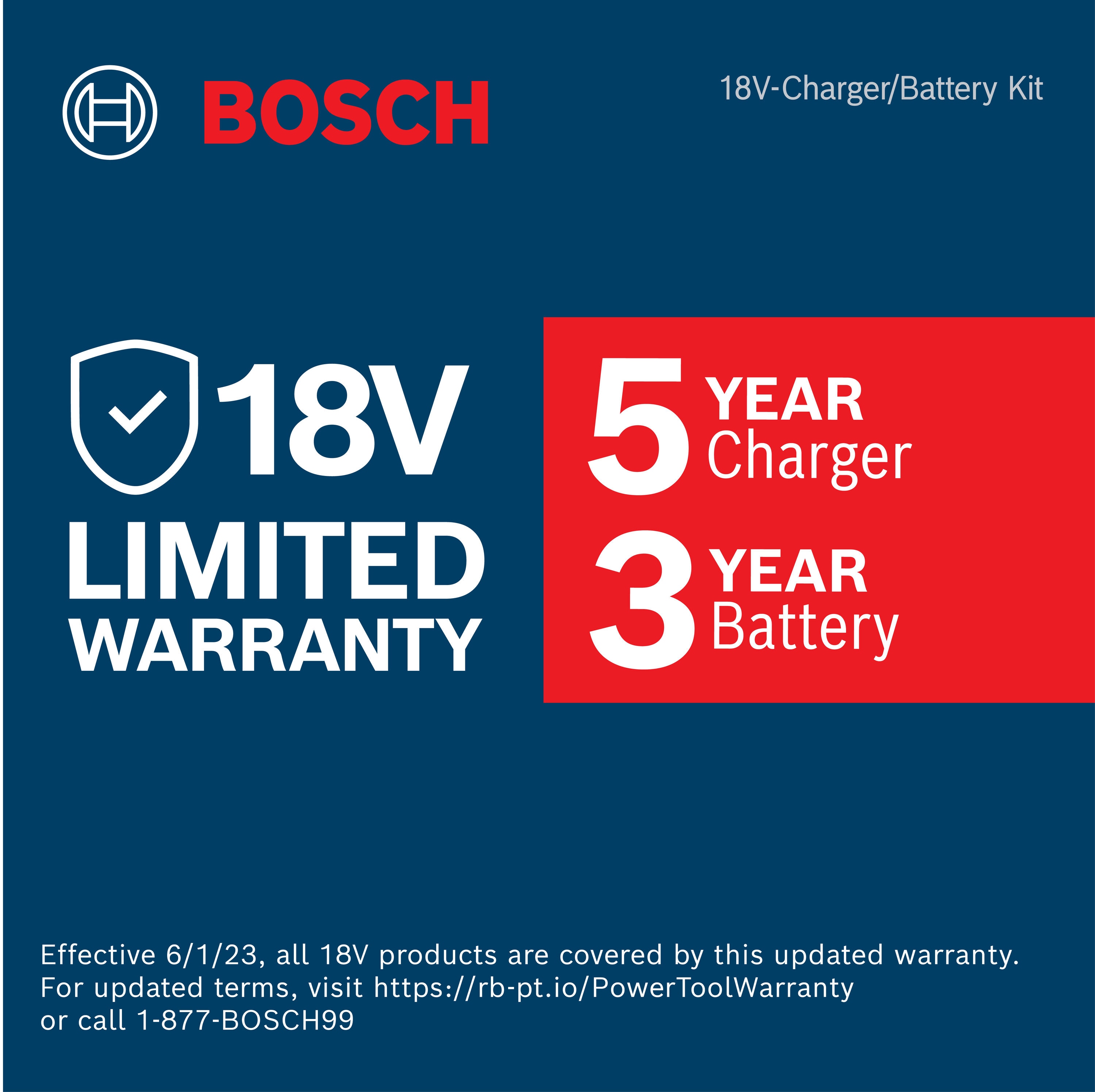 Bosch 18-V 4 Amp-Hour; Lithium Battery Kit (Charger Included) in