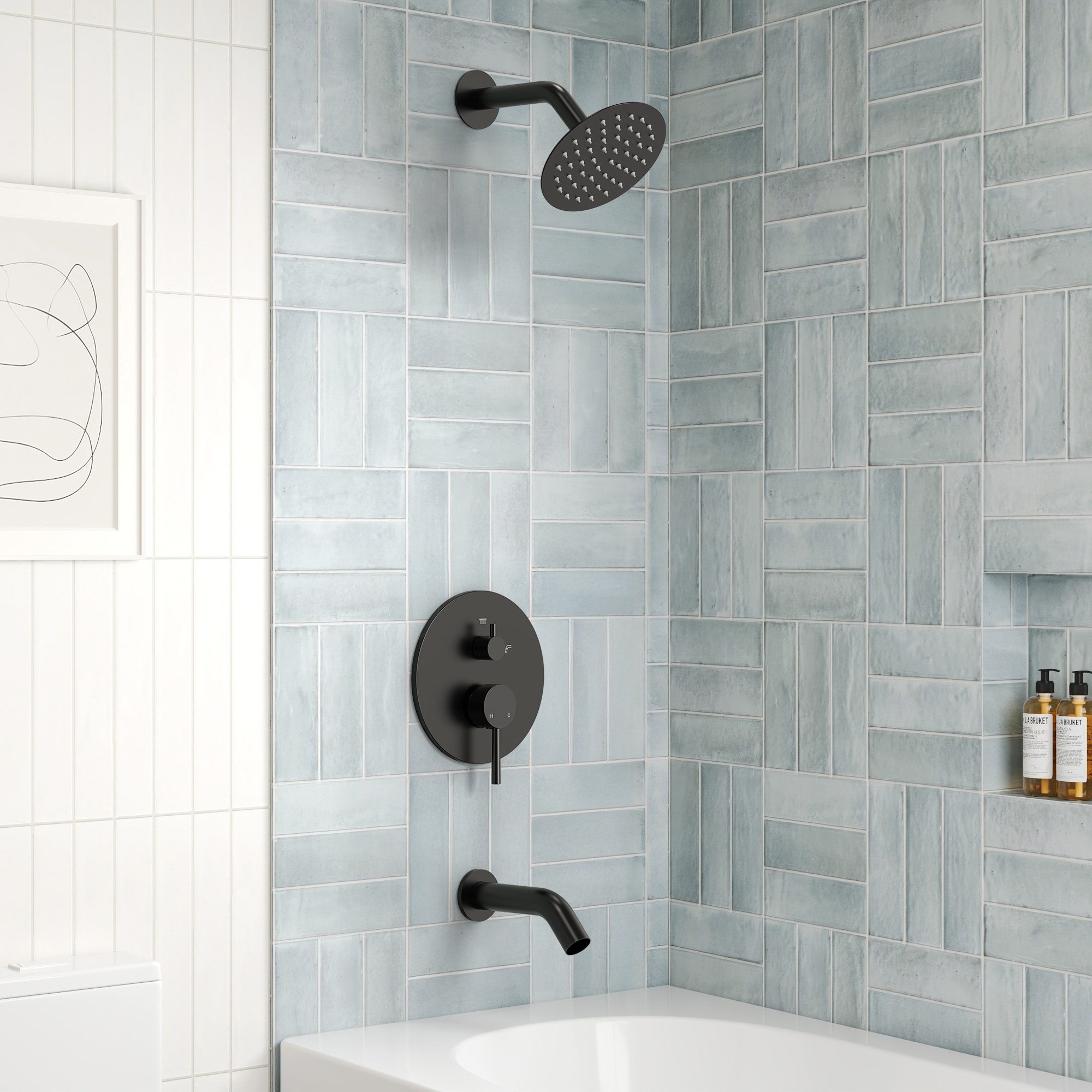 EVERSTEIN SFS-1173-BK Tub-Shower-Faucets - View #2