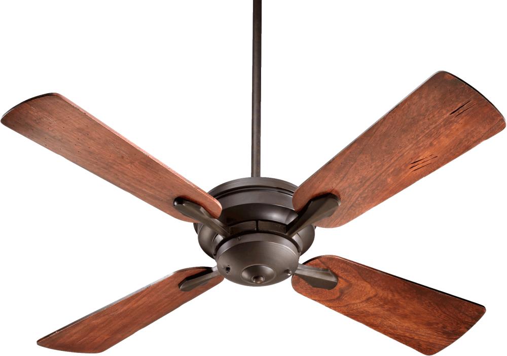 Quorum International 81524-86 Valor 52-in Oiled Bronze Indoor Ceiling Fan (4-Blade)