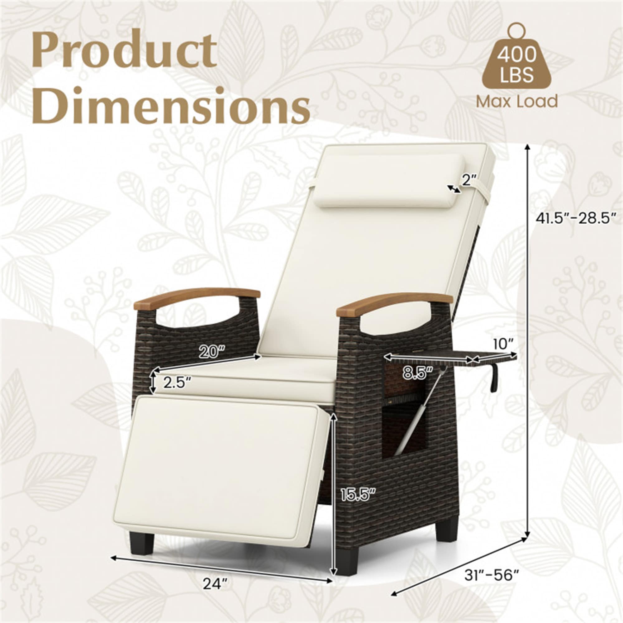 BABOOM BOM-W70895-CO Patio-Chairs - View #3