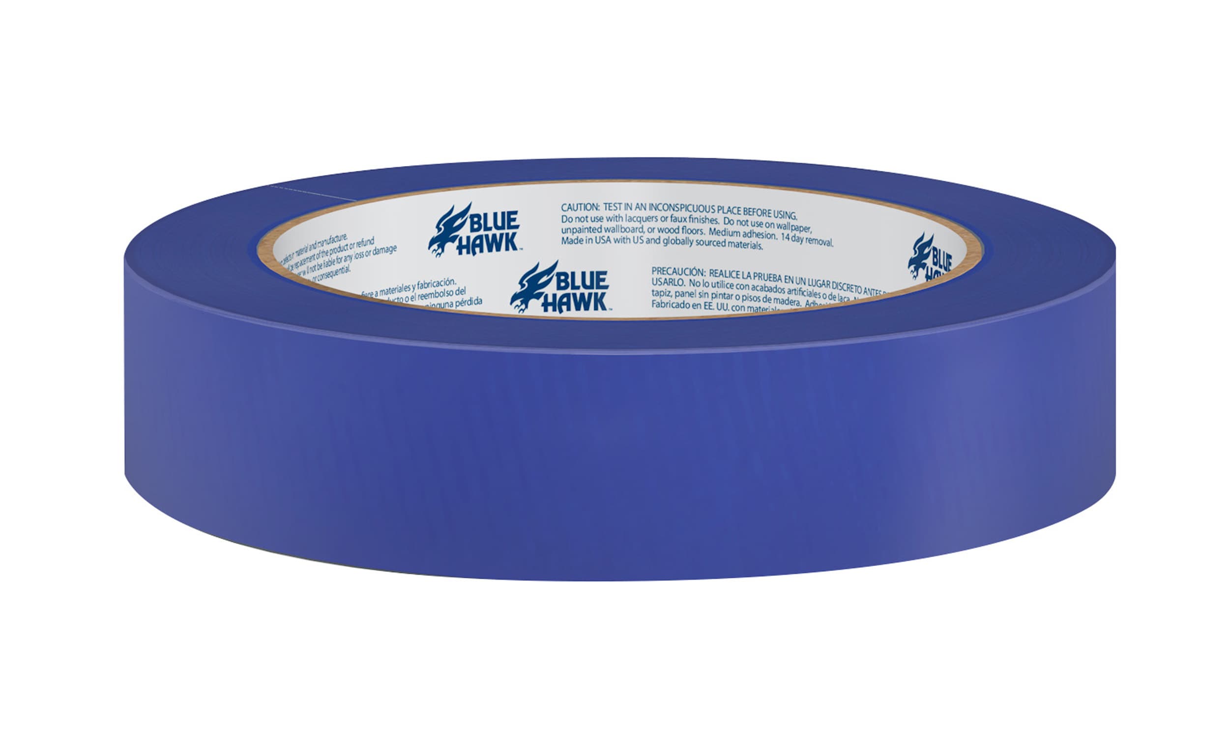 Wod Tape Blue Painters Tape 2.83 in x yd. Made in USA, 4 Pack