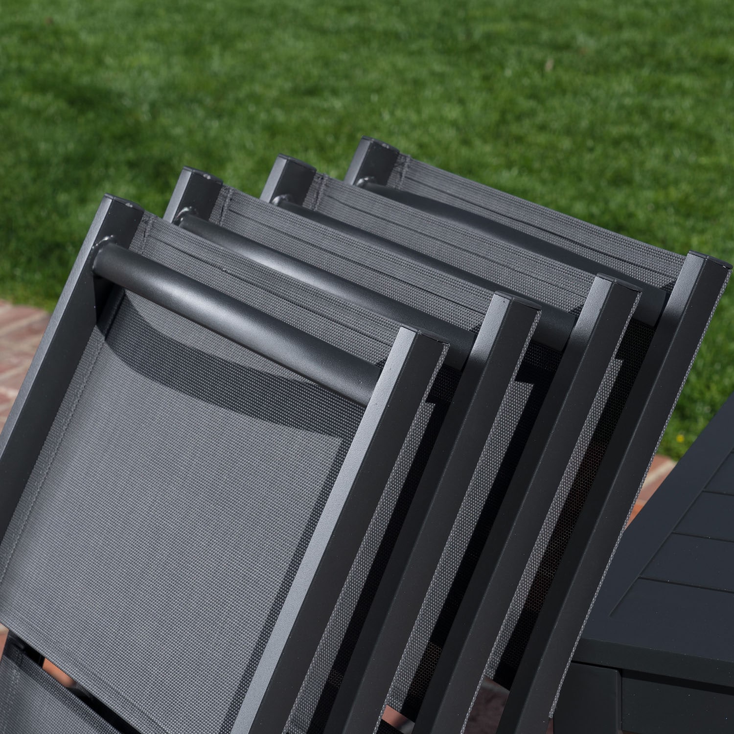 Hanover NAPDN13PCFD-GRY Patio-Dining-Sets - View #12