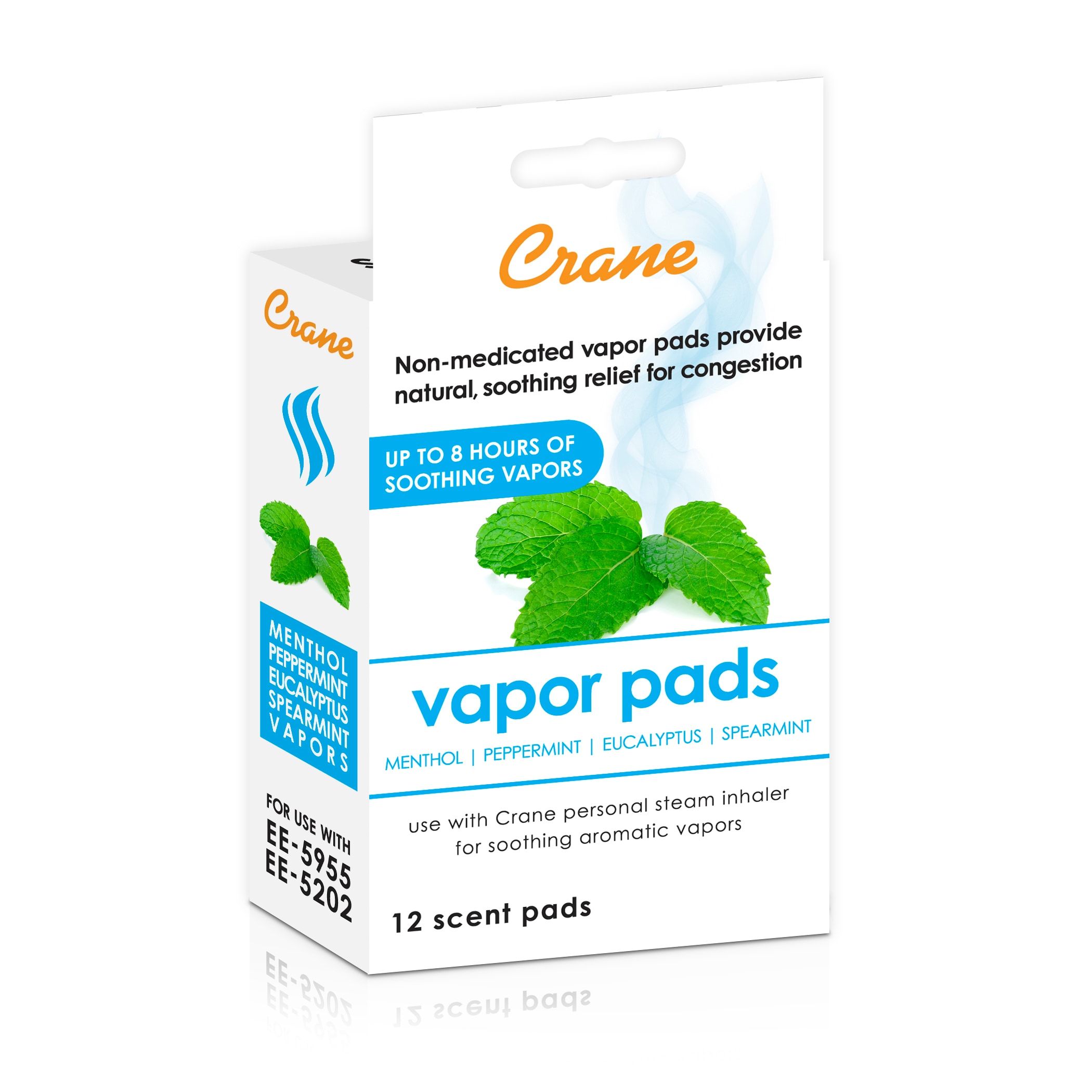 Crane Universal Vapor Pads Menthol Eucalyptus #HS-1950