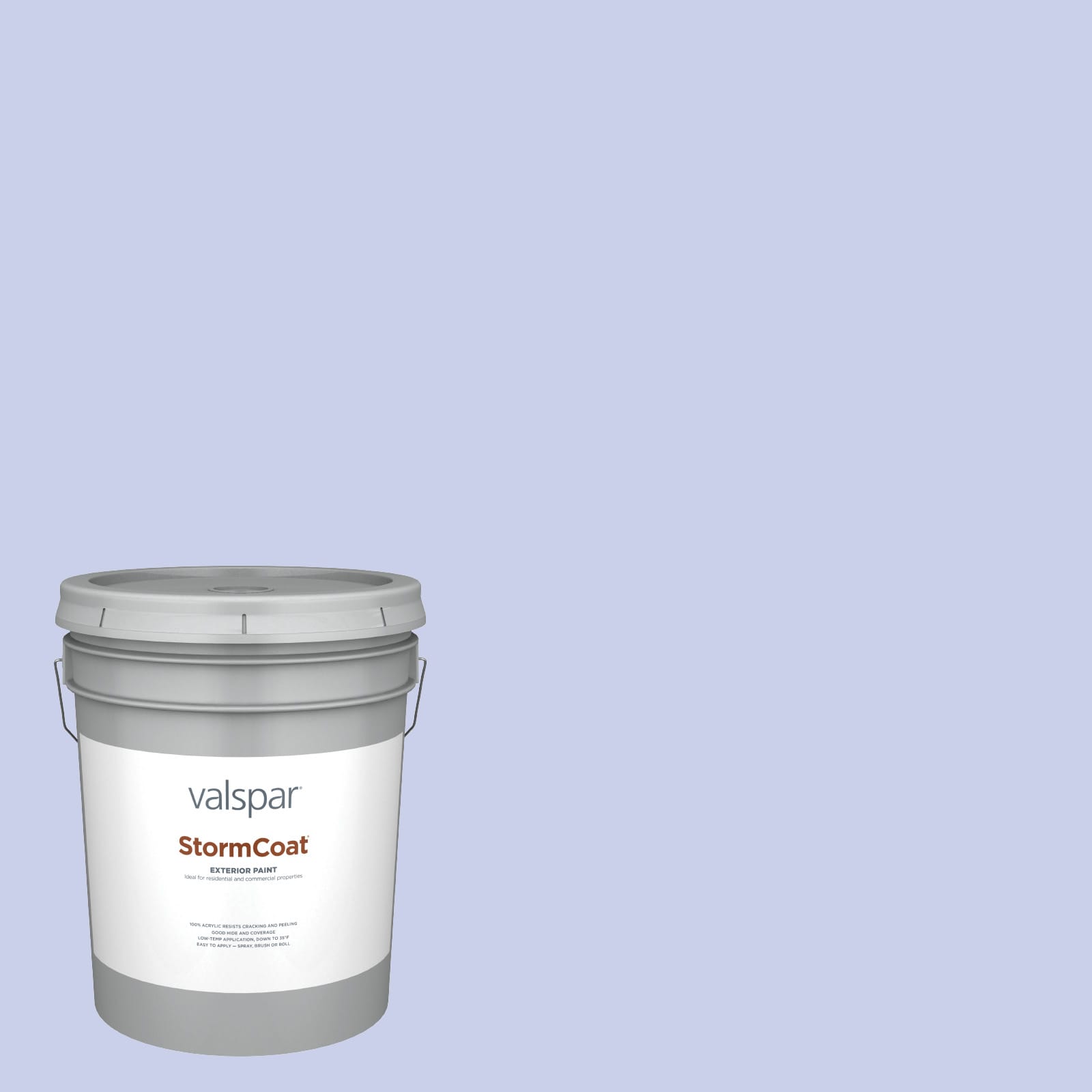 Valspar 4004-9B-148692 Storm Coat Semi-gloss Twilight Mist 4004-9B Latex Exterior ( 5-gallon )