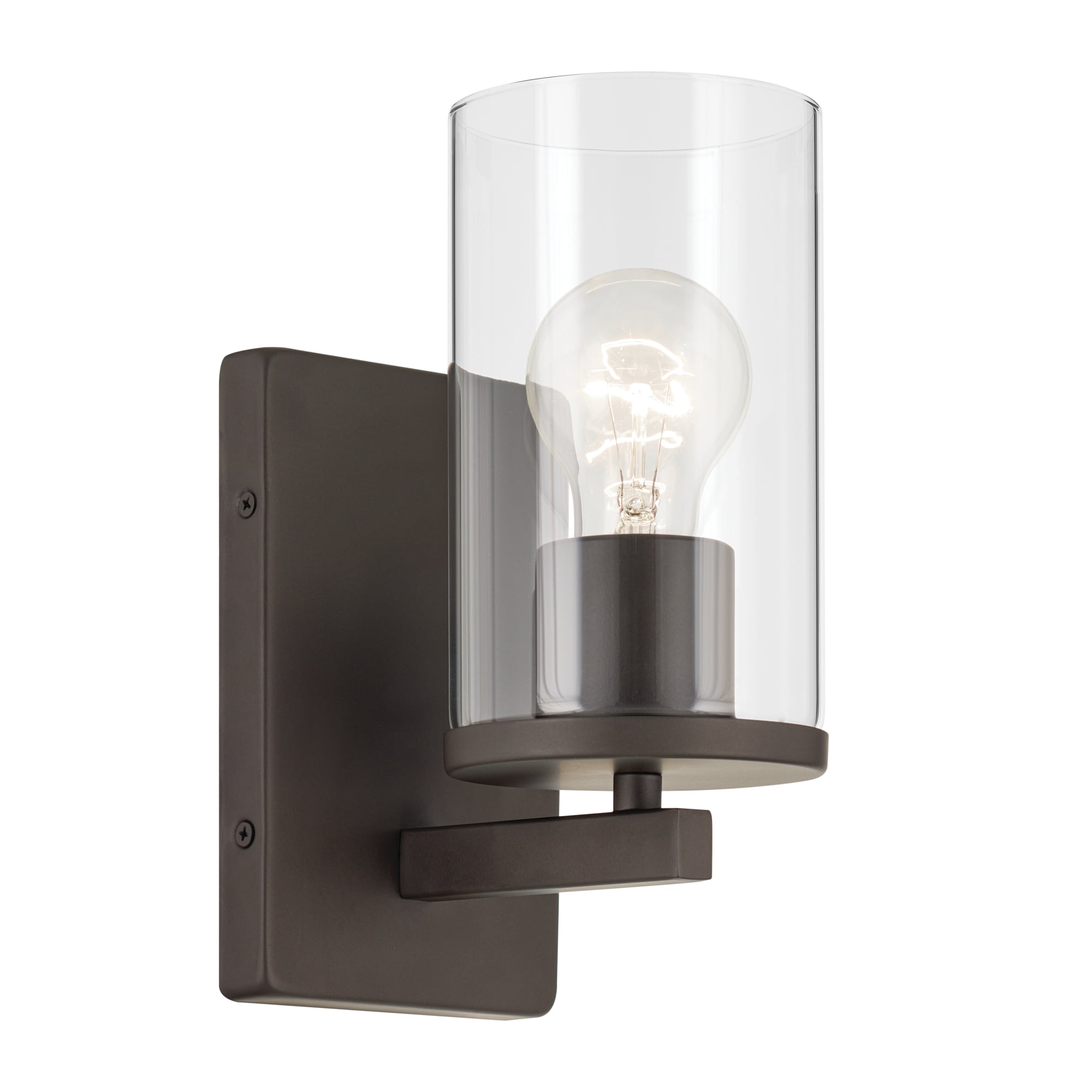Kichler 45495OZCLR Crosby 4.5-in 1 -Light Bronze Modern/contemporary Vanity light