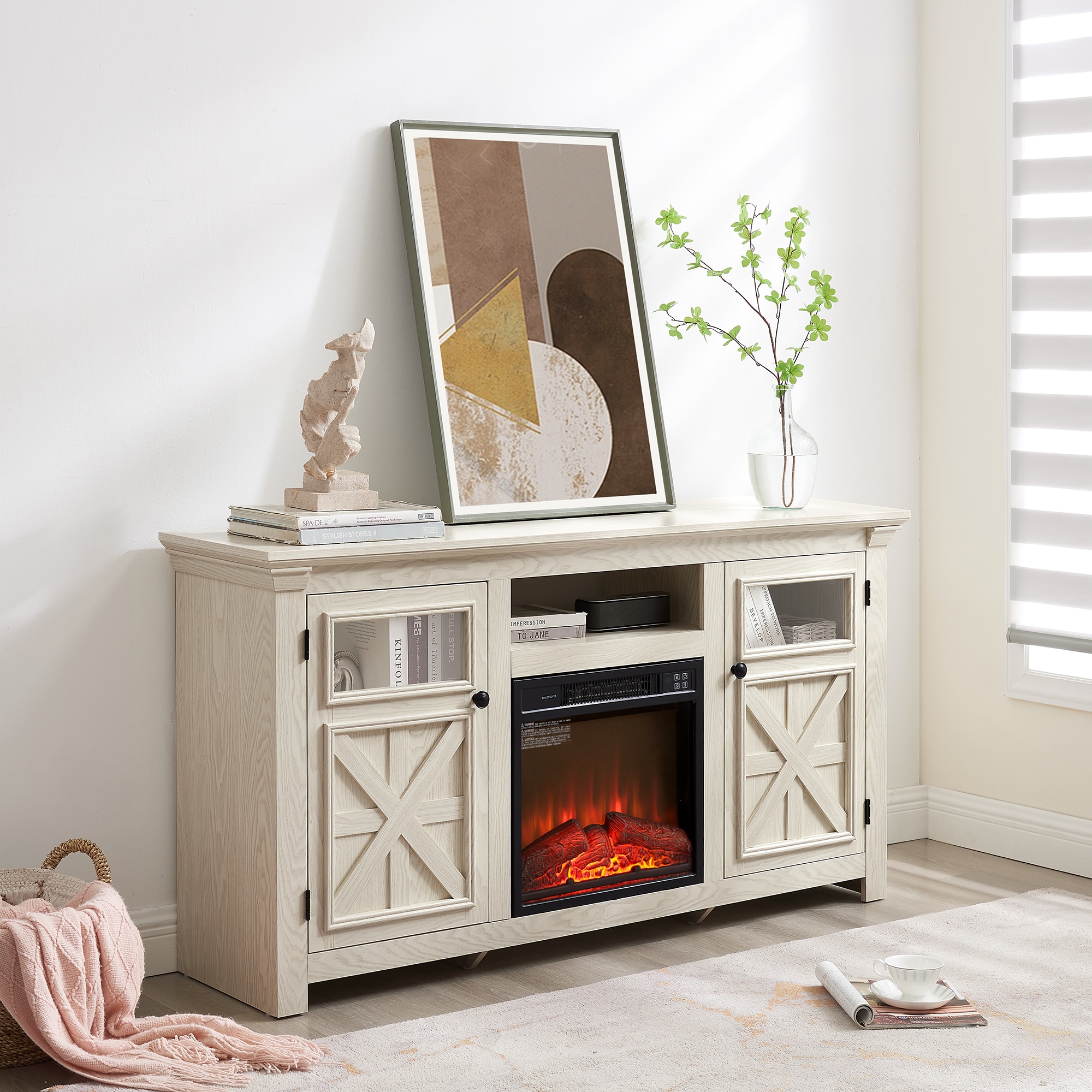 SINOFURN SYB660001WT Electric-Fireplaces - View #7