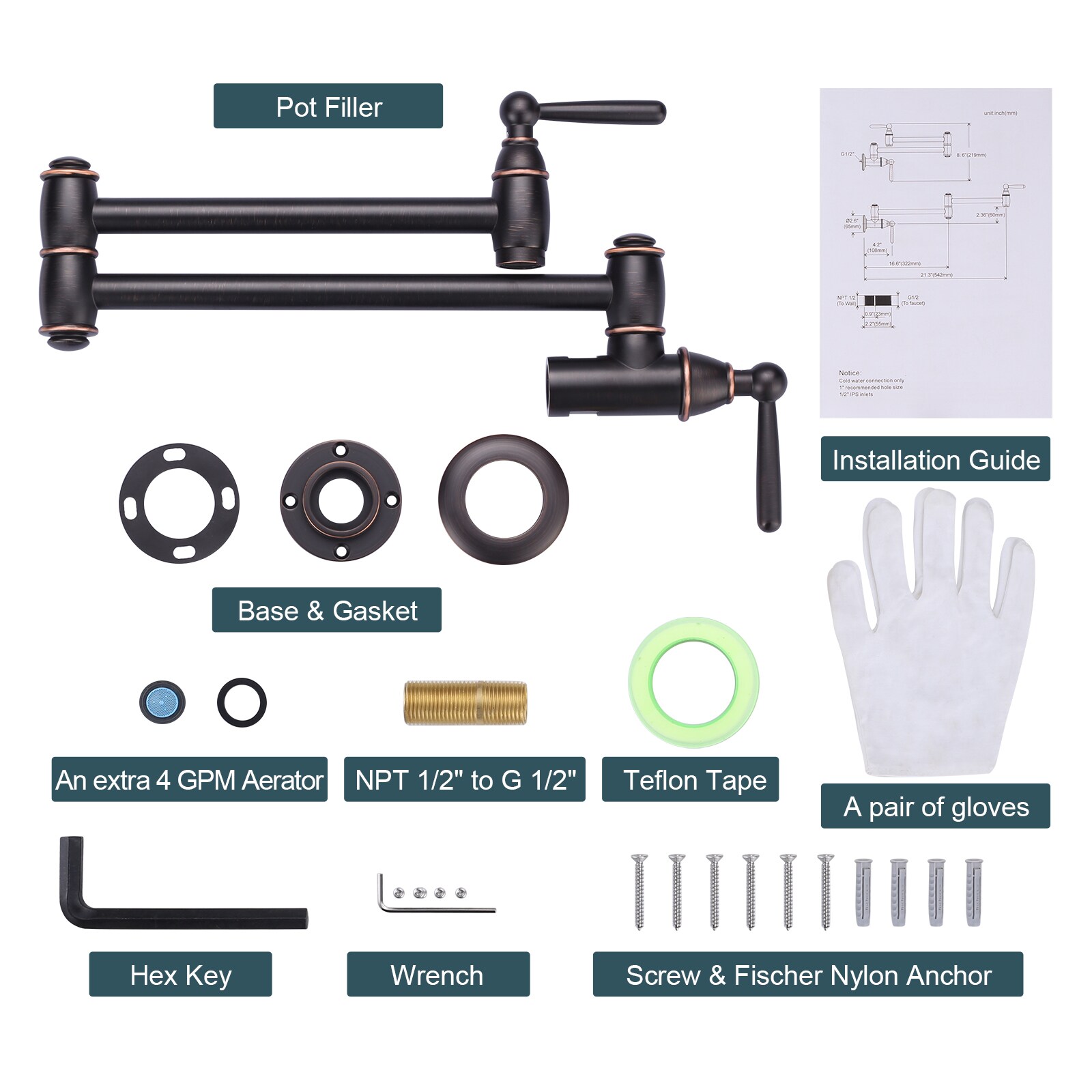 WOWOW 2314900RB-LW Kitchen-Faucets - View #7