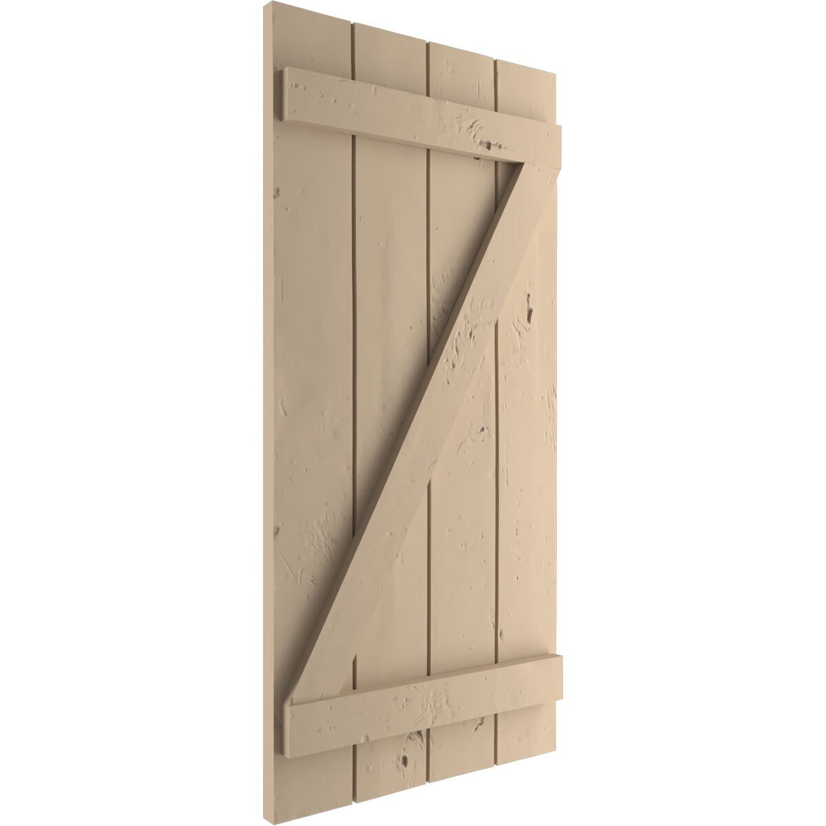 Ekena Millwork SHUBJZ22X58KPPR Exterior-Shutters - View #3