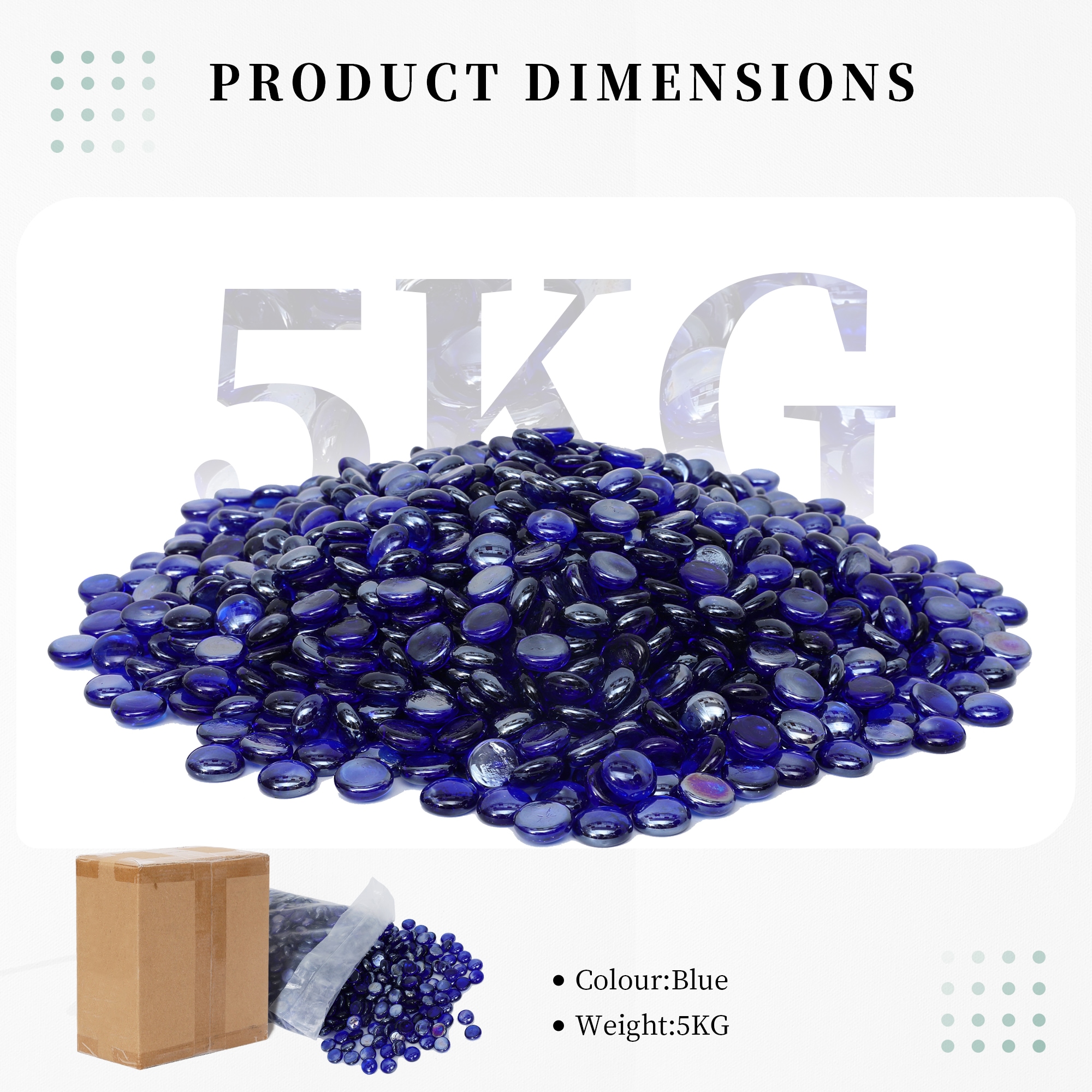 Patio Watcher AOC-B-P-BLUE-59 Fire-Glass - View #7